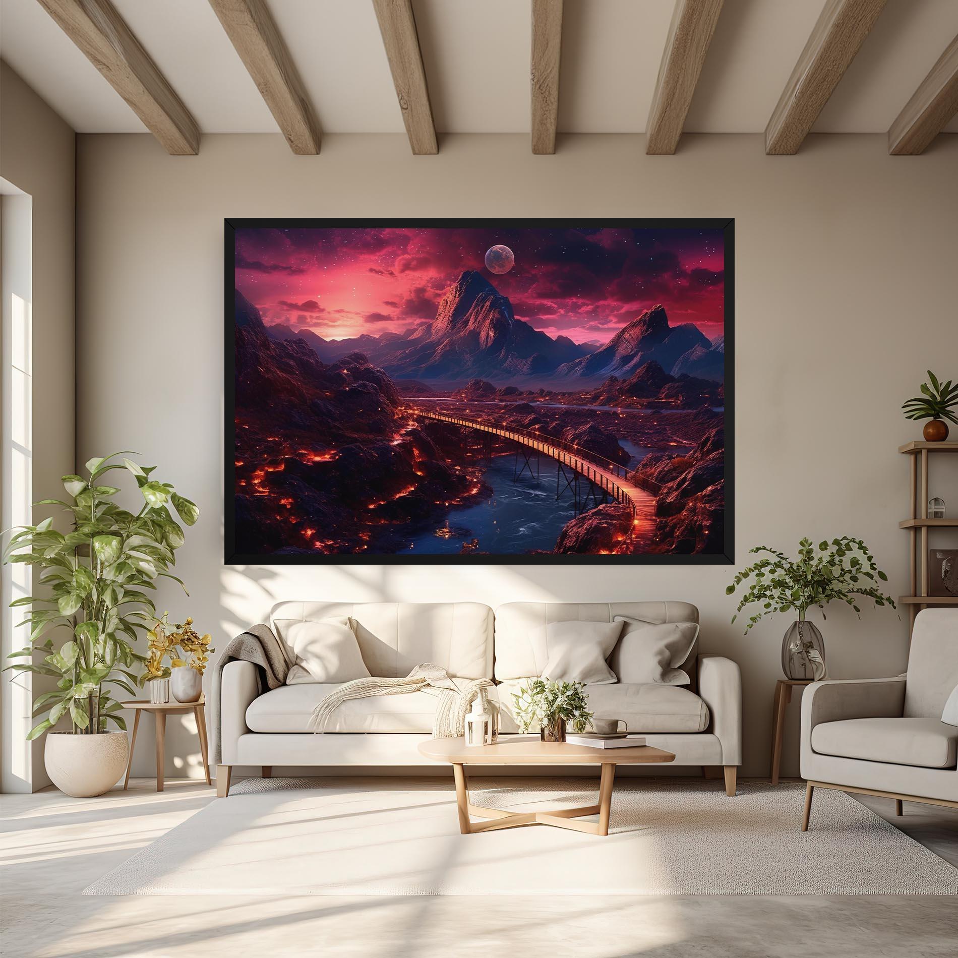 Tablou Canvas Interstellar Journey mockup 6