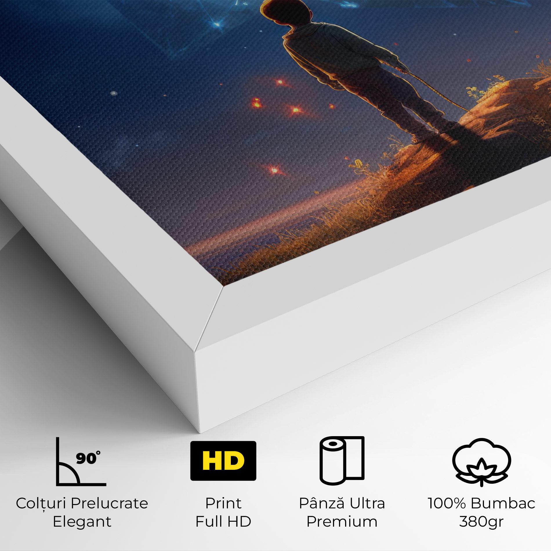 Tablou Canvas Blue Star Floating mockup 4