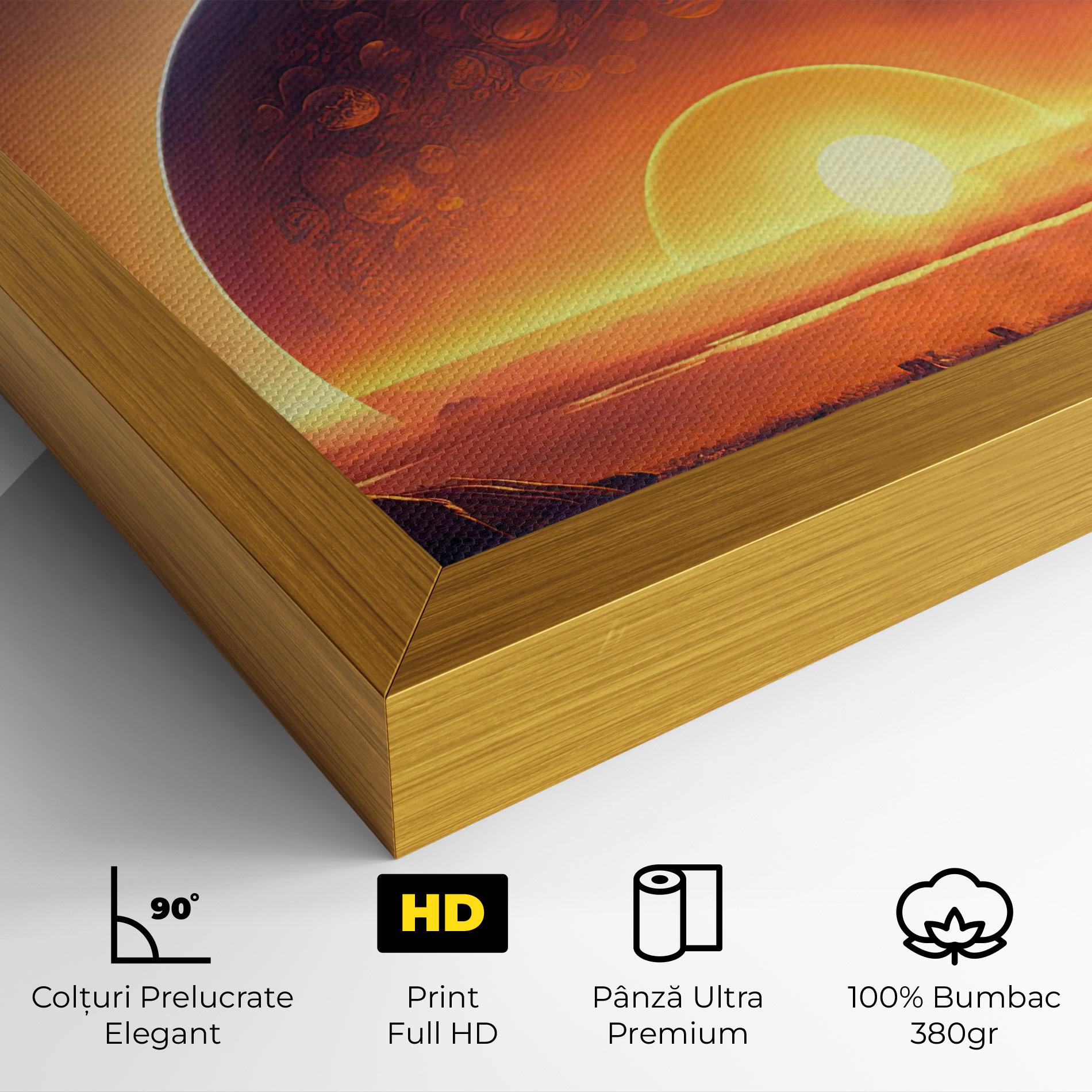 Tablou Canvas Abstract Fantasy Science mockup 4