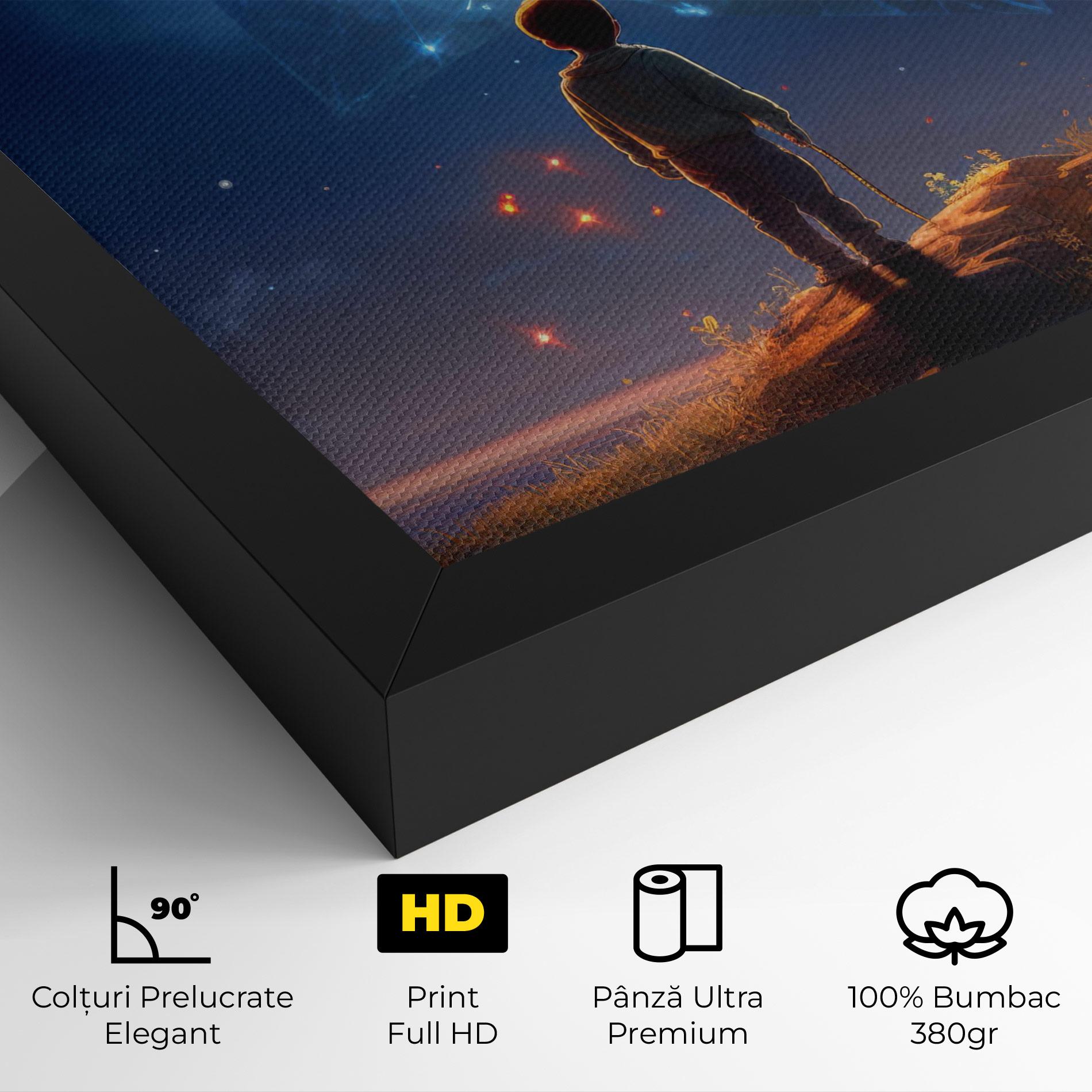 Tablou Canvas Blue Star Floating mockup 4