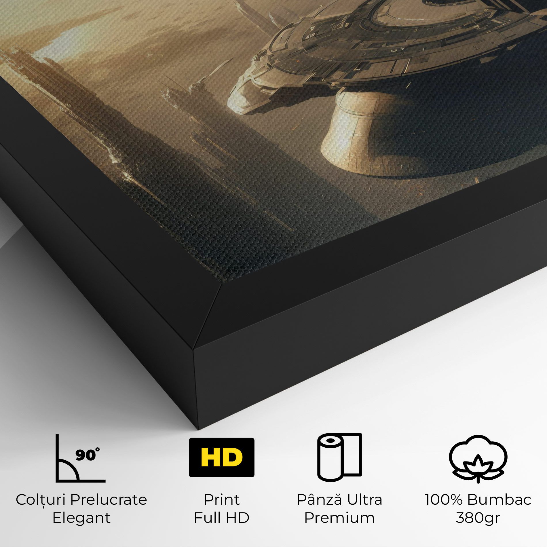 Fantasy Futuristic Cityscape mockup 4