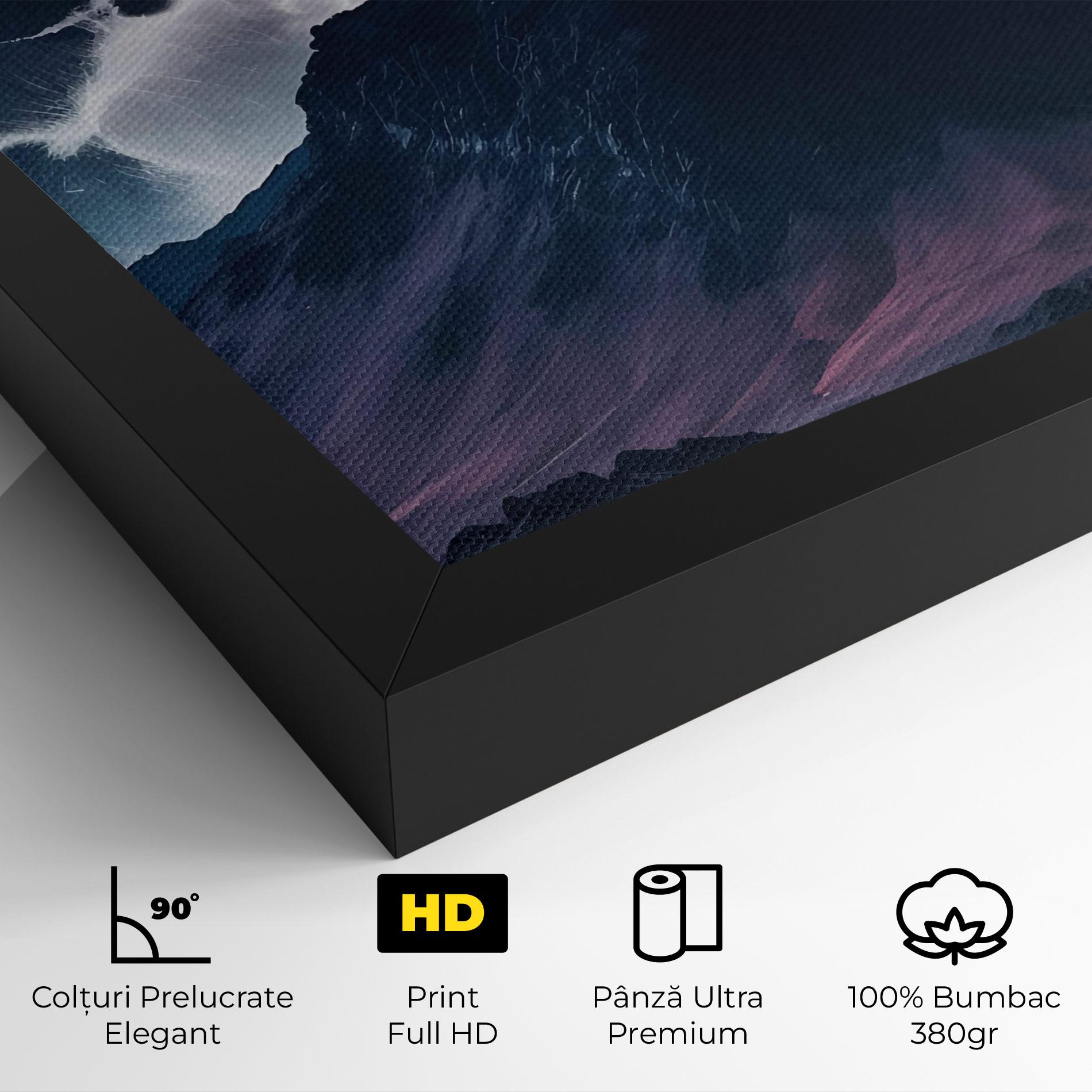 Tablou Canvas Full Moon Smoke mockup 4