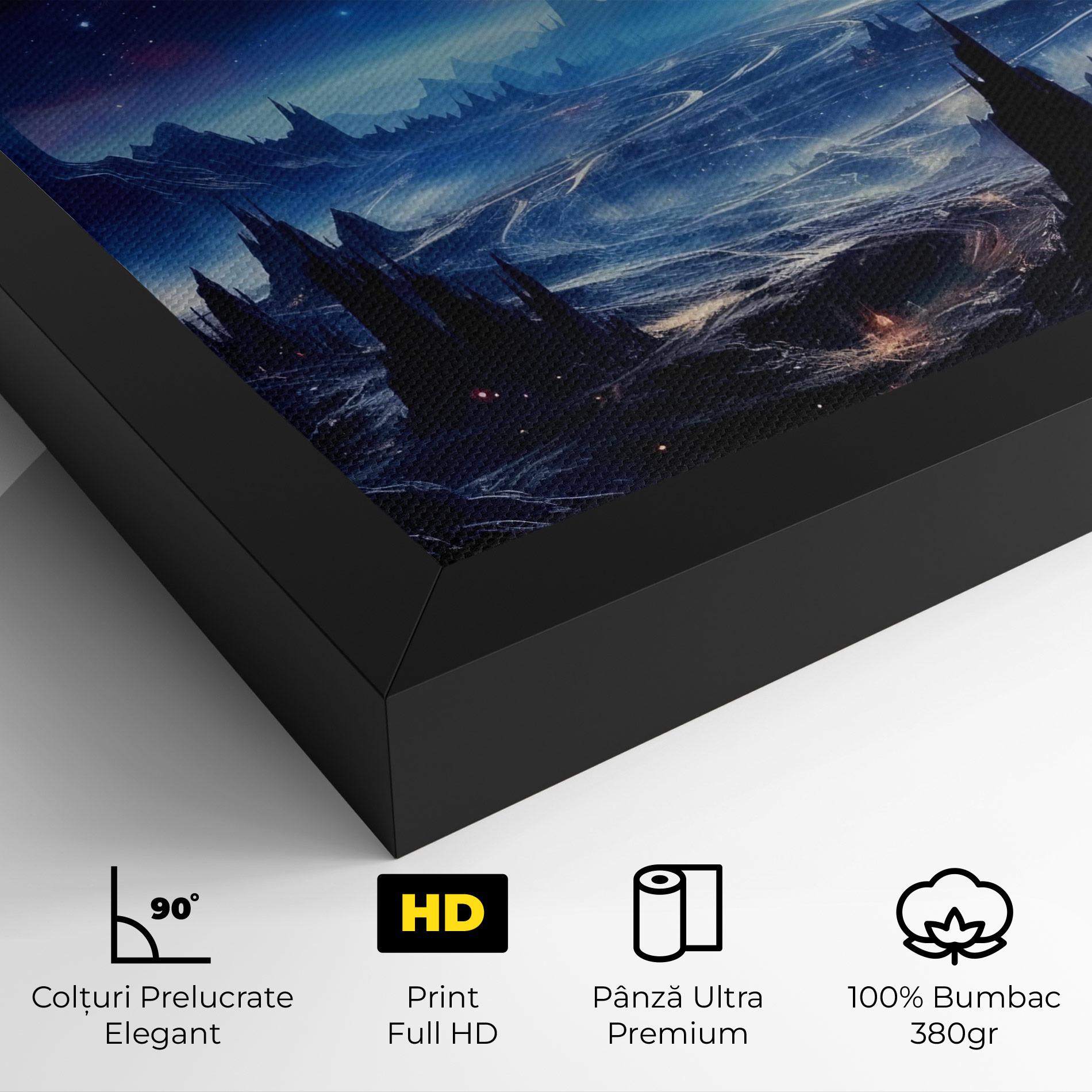 Tablou Canvas Planets And Stars mockup 4