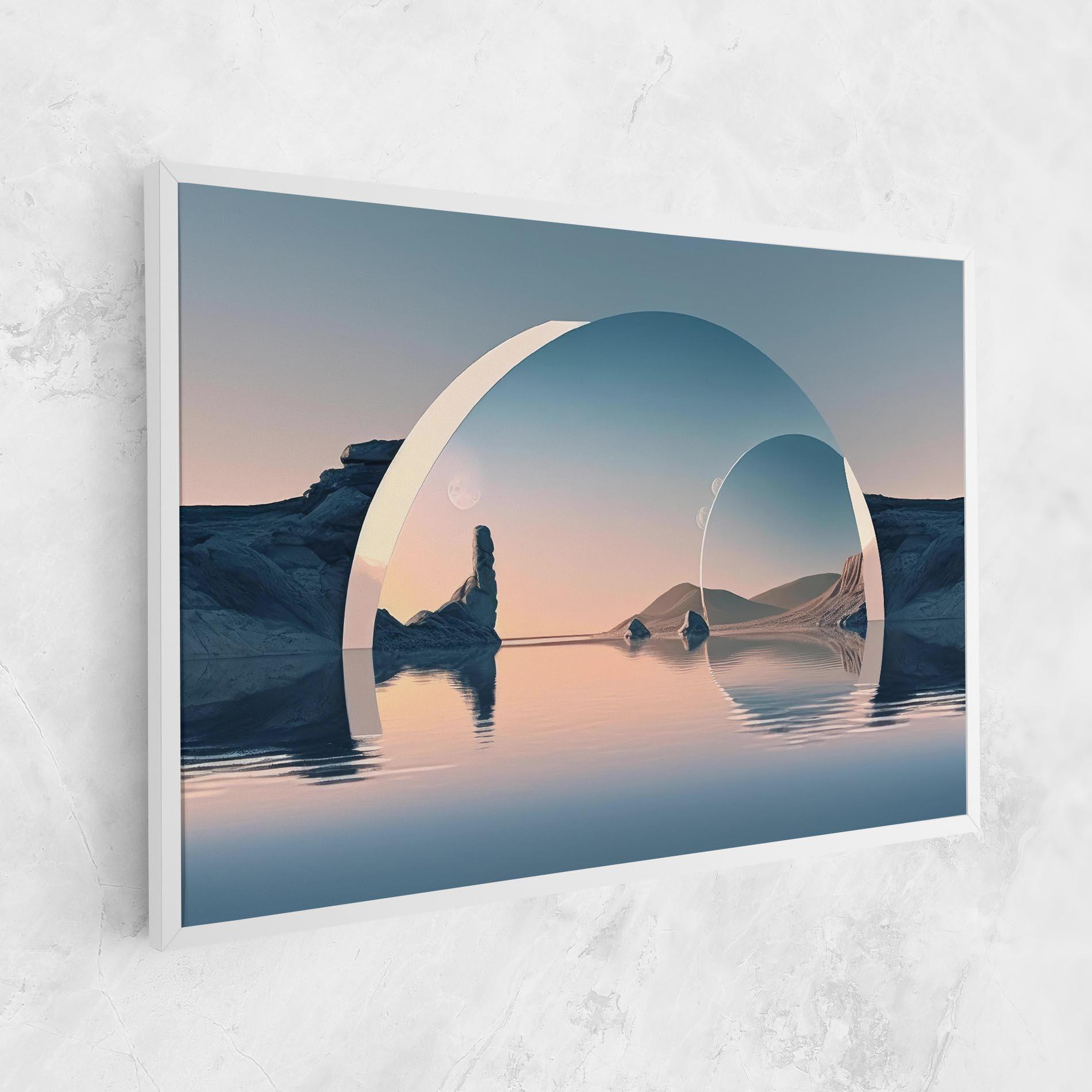 Tablou Canvas 3d Fantastic Elements mockup 1