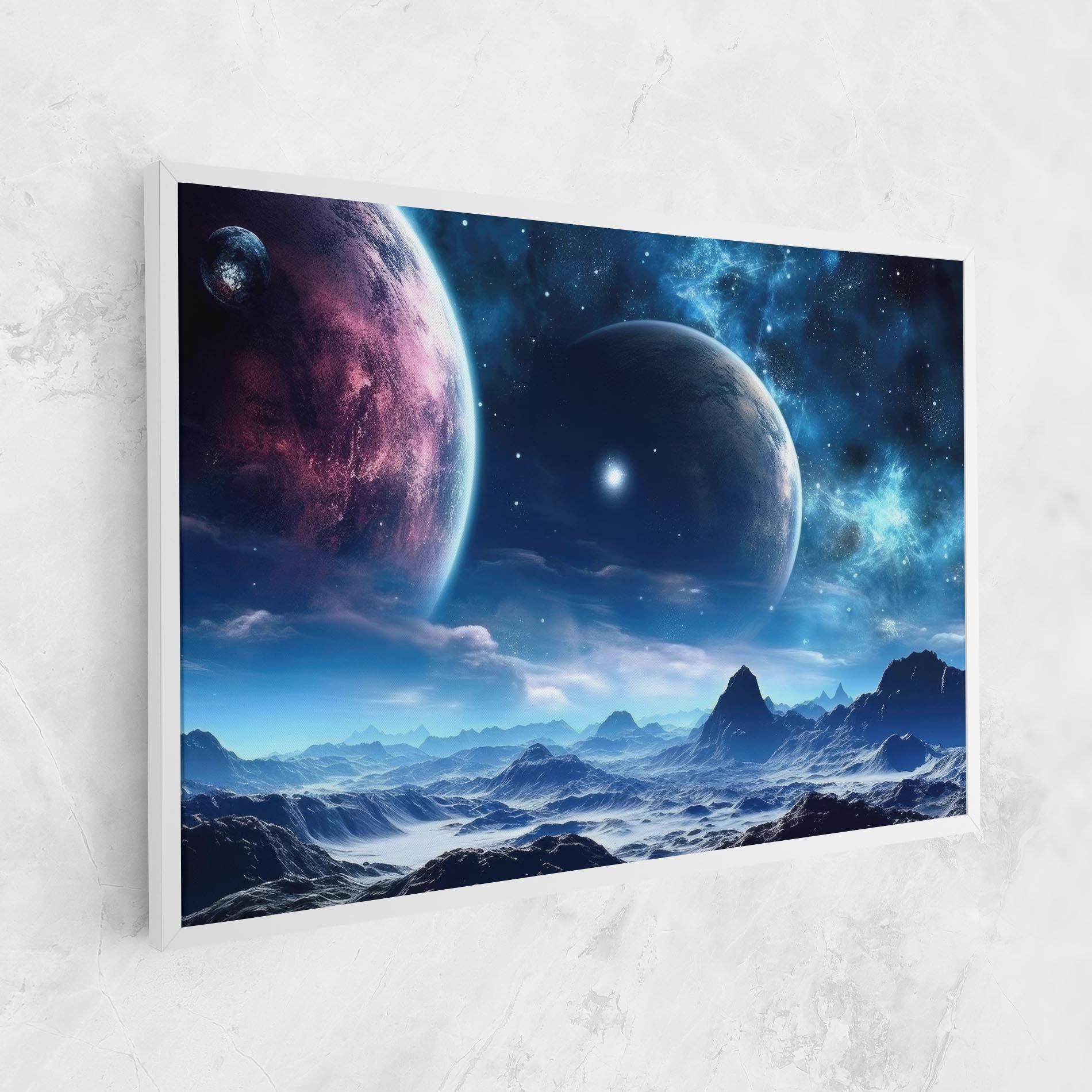 Tablou Canvas Space Planets And Stars mockup 1