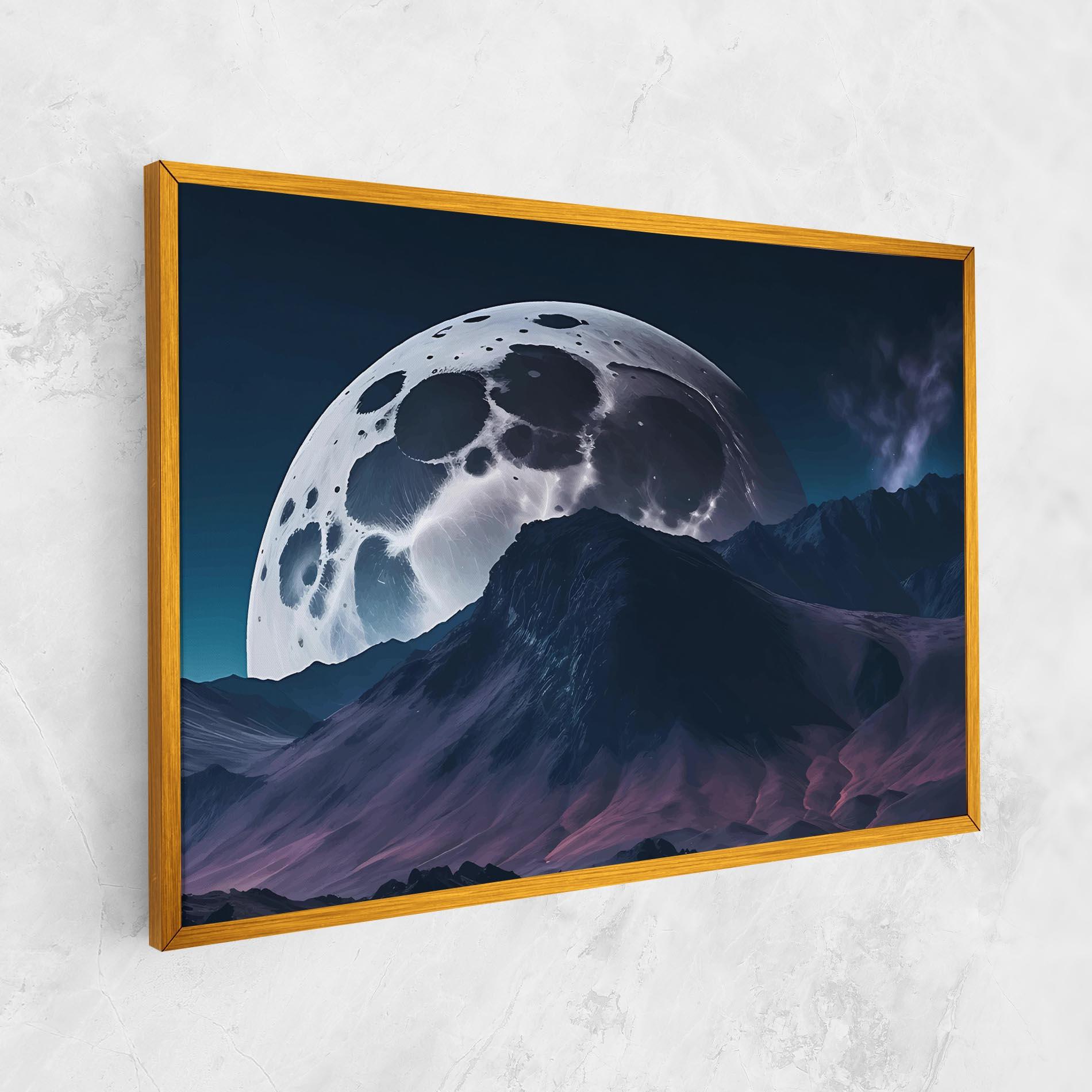 Tablou Canvas Full Moon Smoke mockup 1