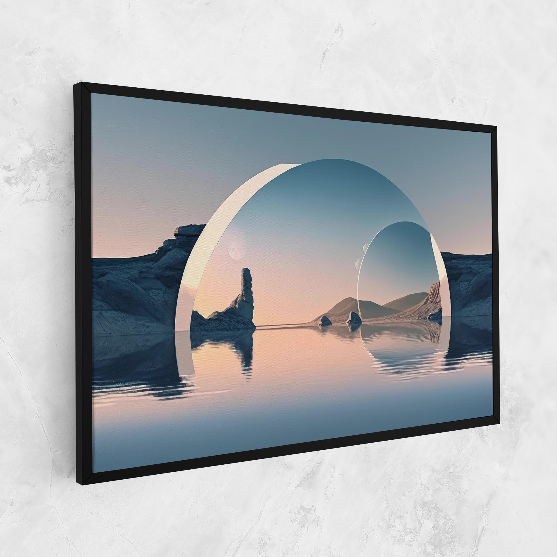 Tablou Canvas 3d Fantastic Elements mockup 1