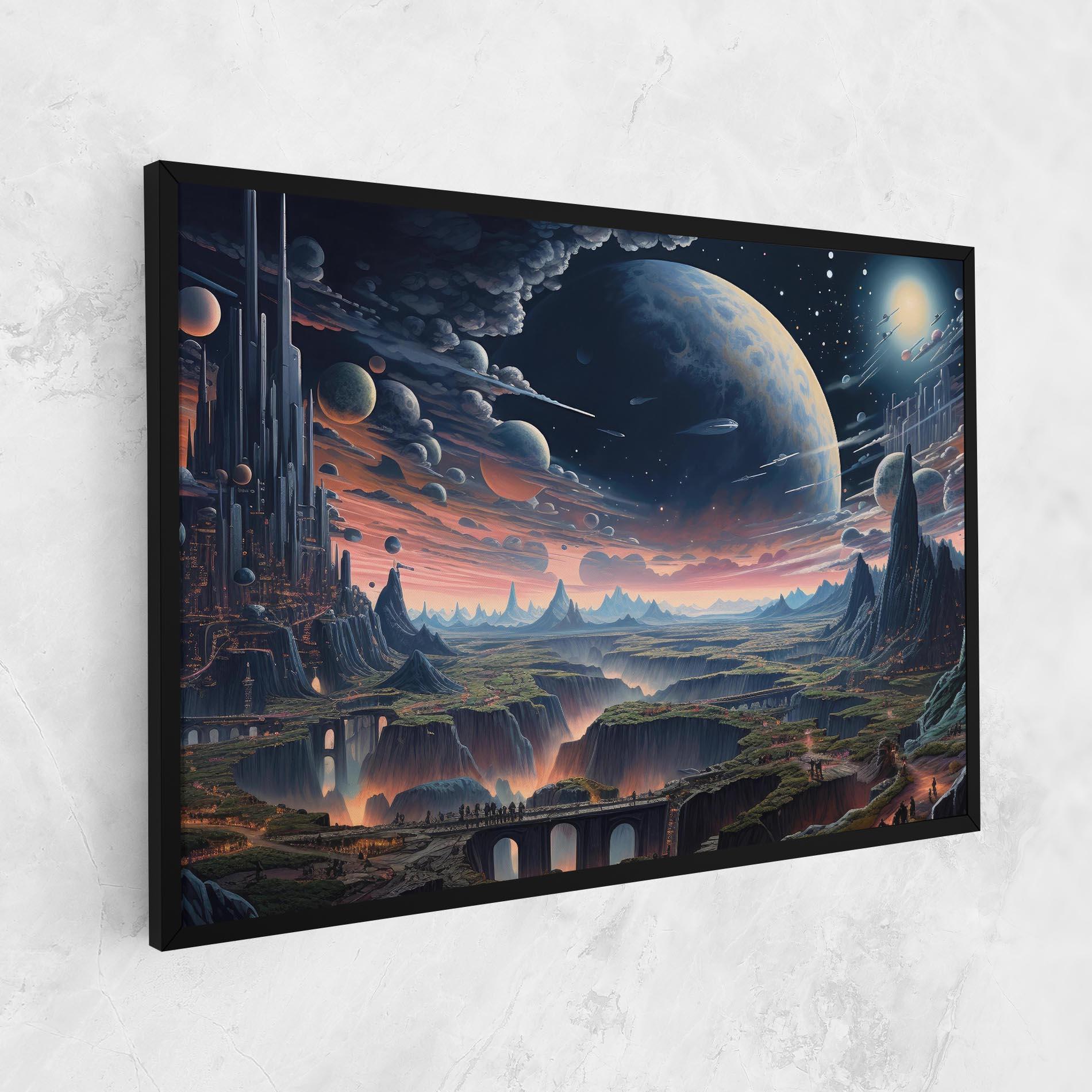 Tablou Canvas Celestial Chronicler mockup 1