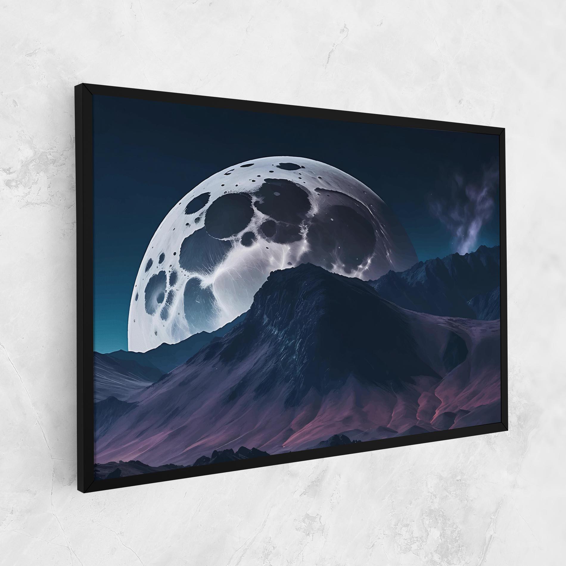 Tablou Canvas Full Moon Smoke mockup 1