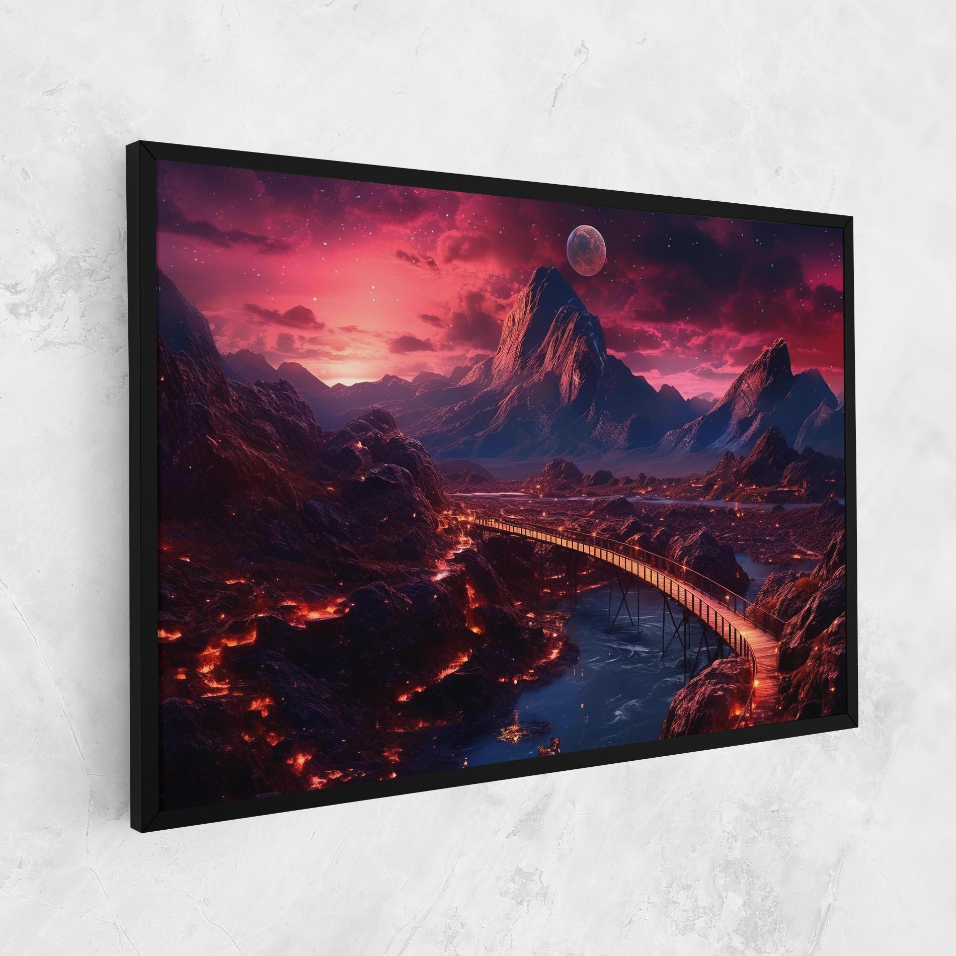 Tablou Canvas Interstellar Journey mockup 1