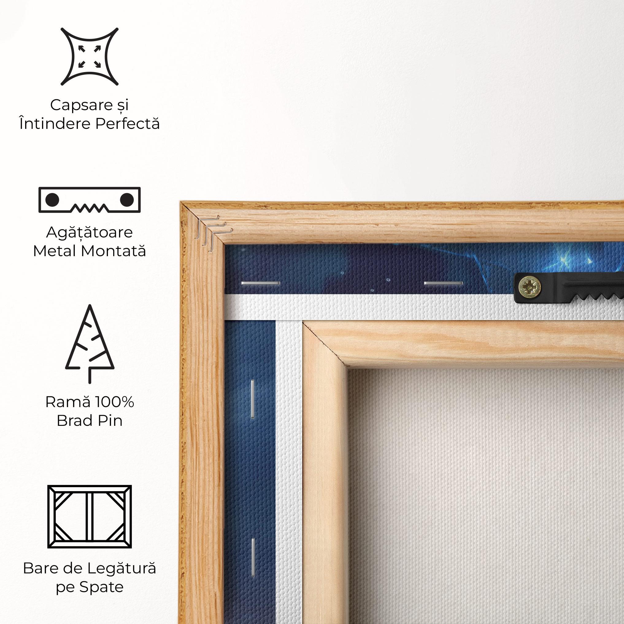 Tablou Canvas Blue Star Floating mockup 5