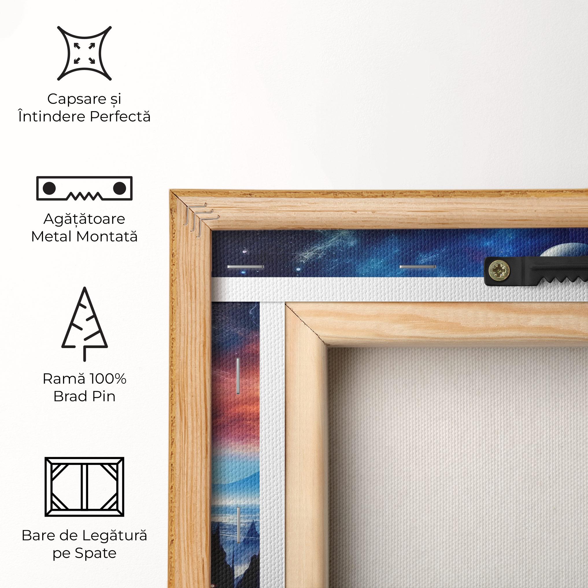 Tablou Canvas Planets And Stars mockup 5