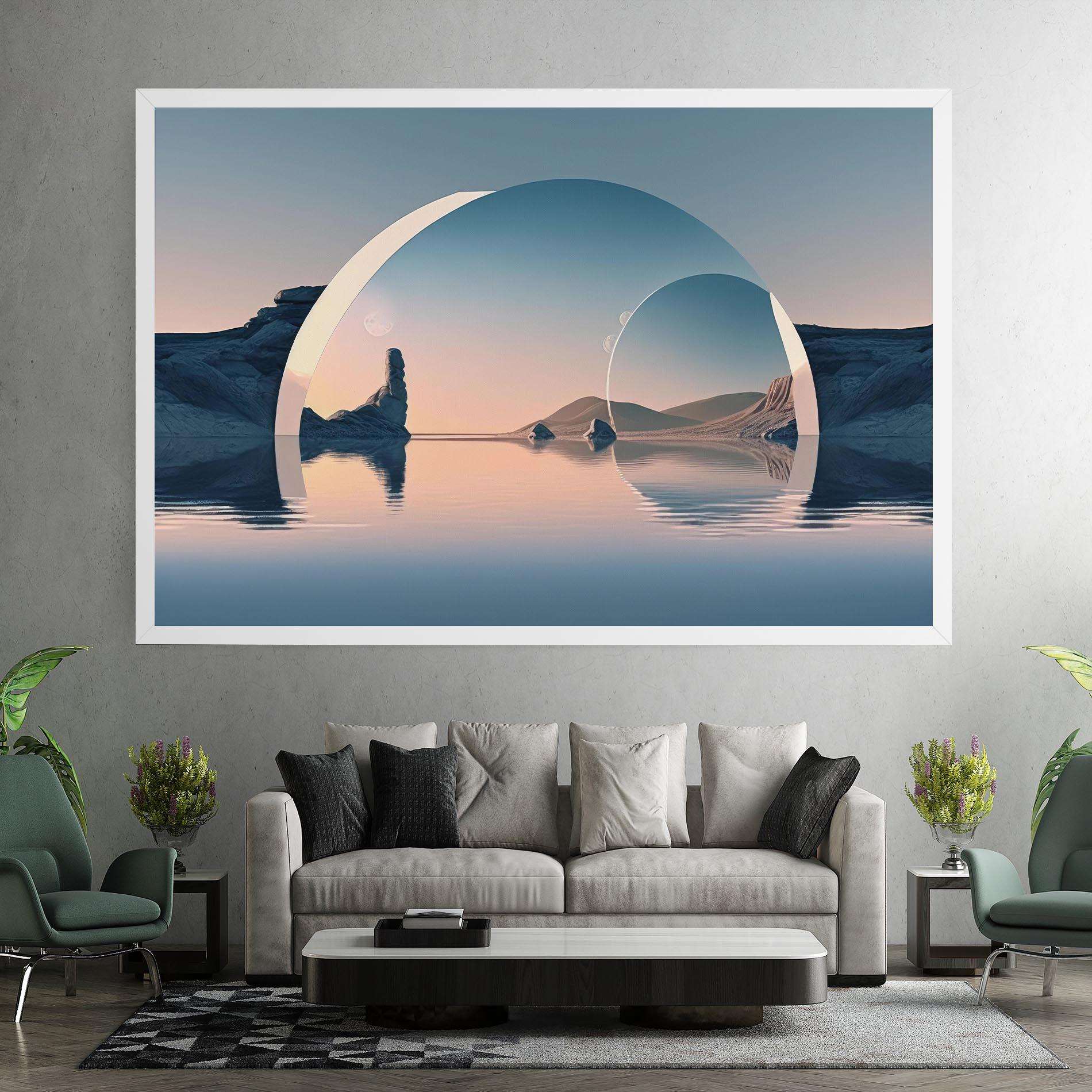 Tablou Canvas 3d Fantastic Elements mockup 7