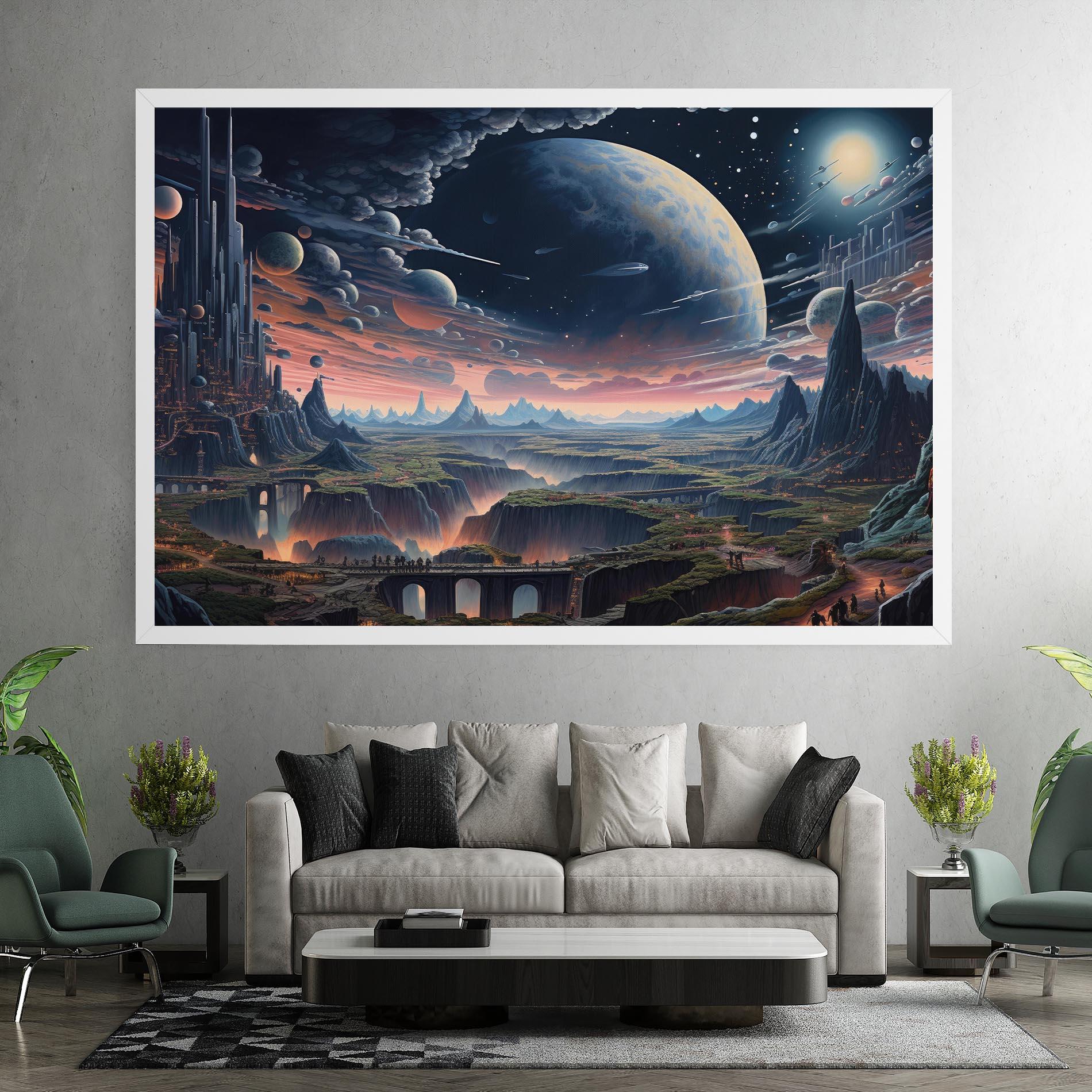 Tablou Canvas Celestial Chronicler mockup 7