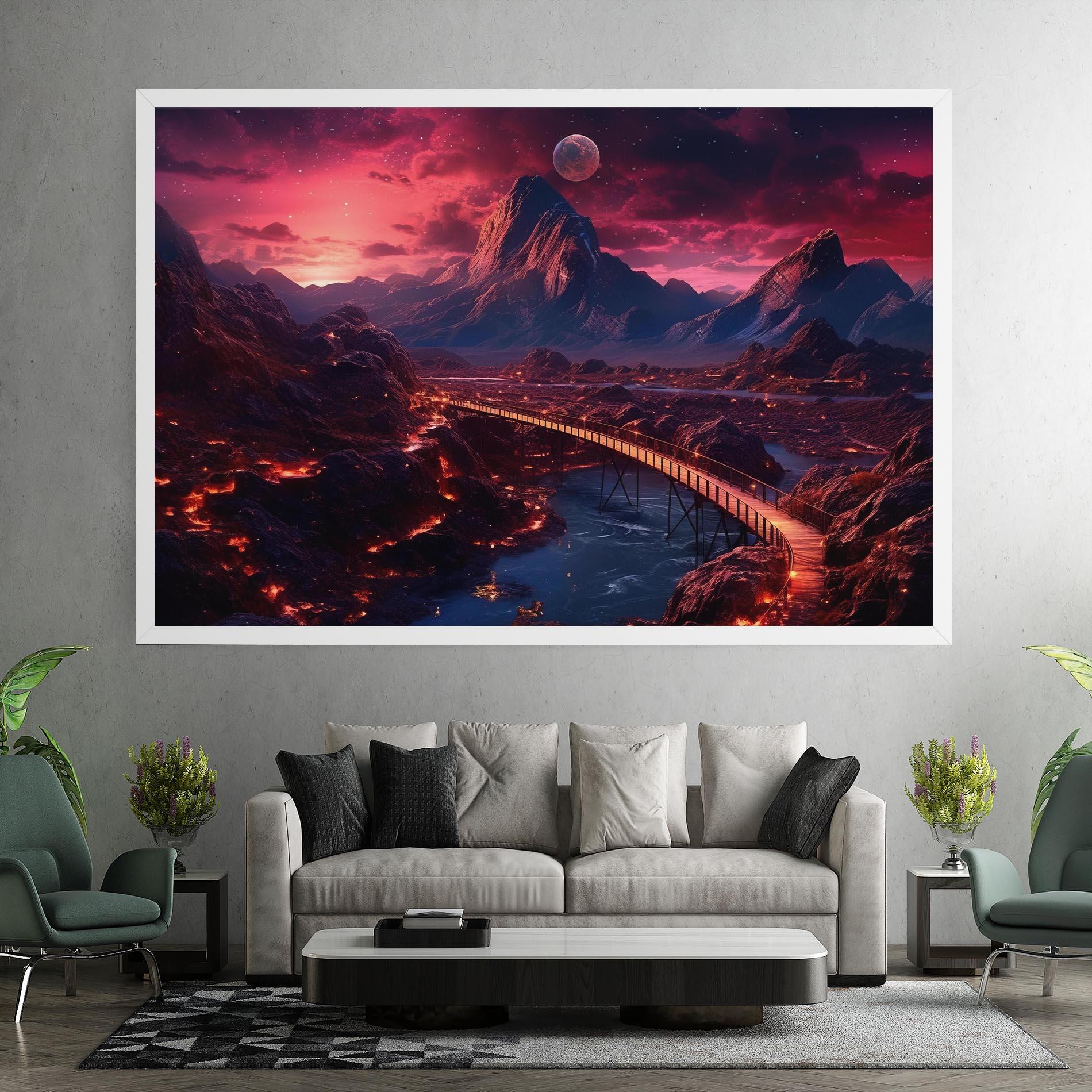 Tablou Canvas Interstellar Journey mockup 7