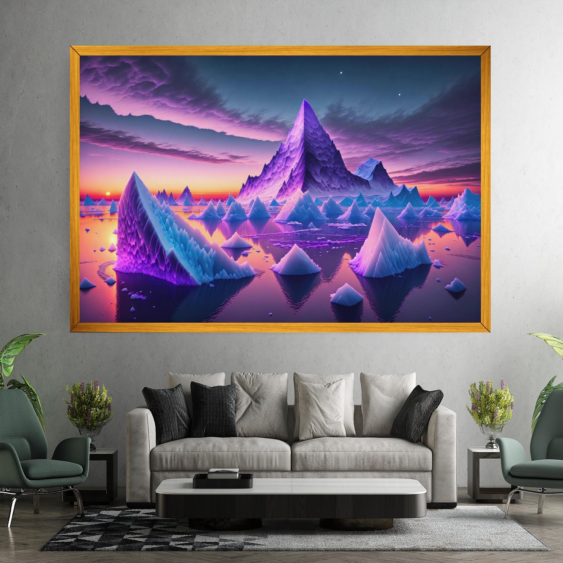 Tablou Canvas Floating Iceberg mockup 7