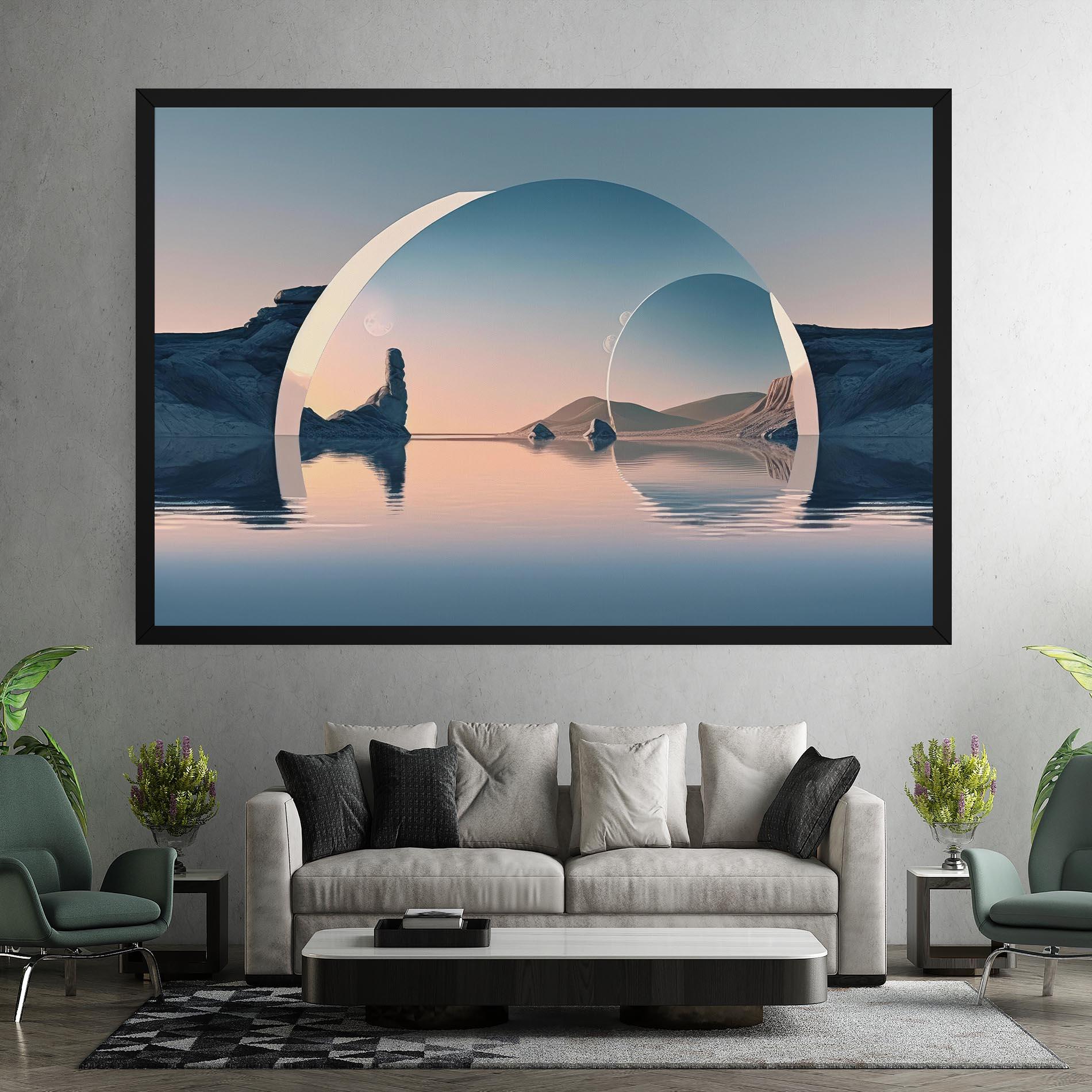 Tablou Canvas 3d Fantastic Elements mockup 7