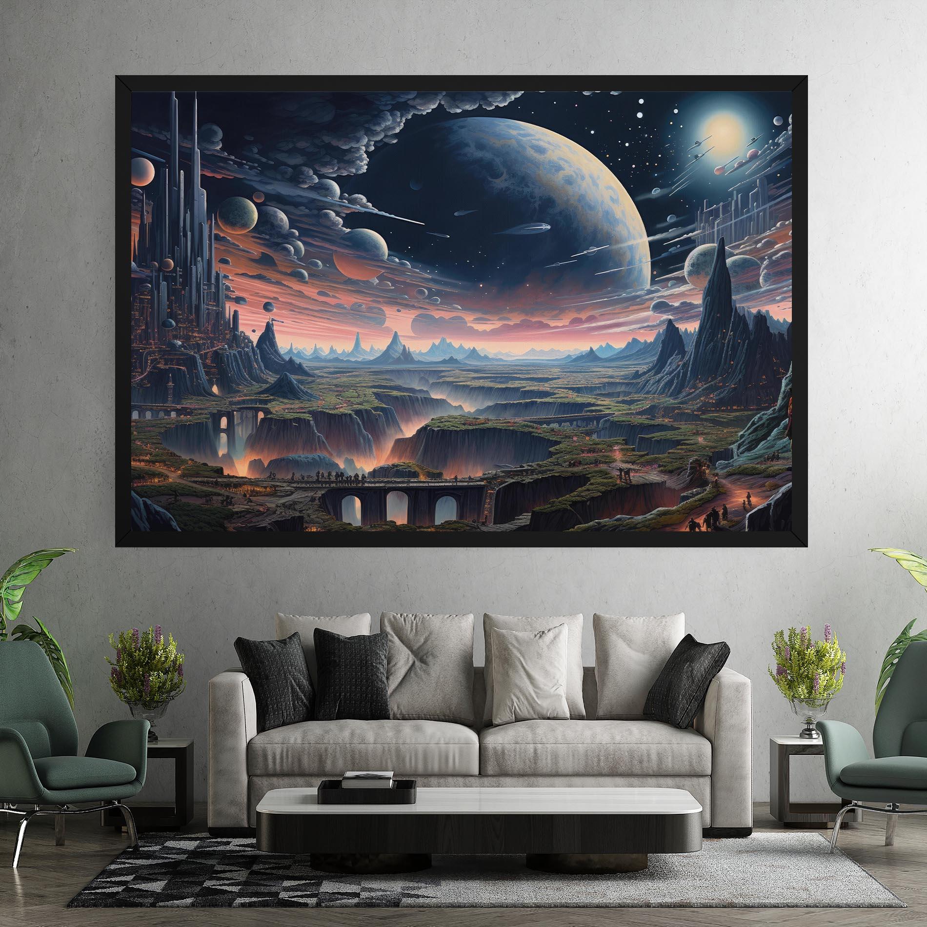 Tablou Canvas Celestial Chronicler mockup 7