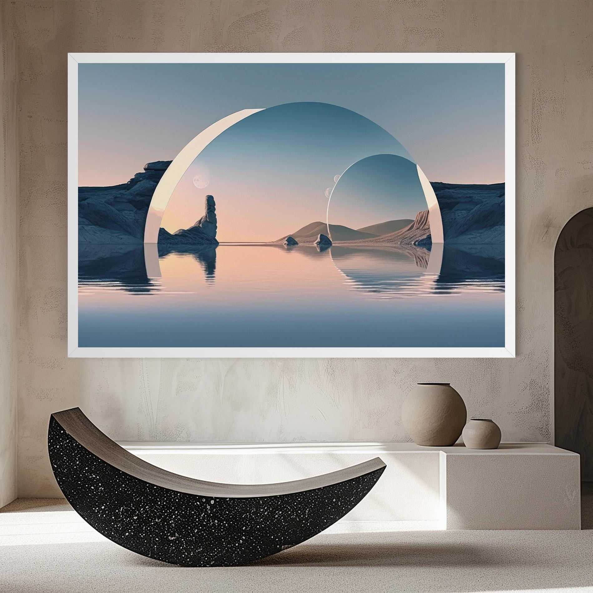 Tablou Canvas 3d Fantastic Elements mockup 8