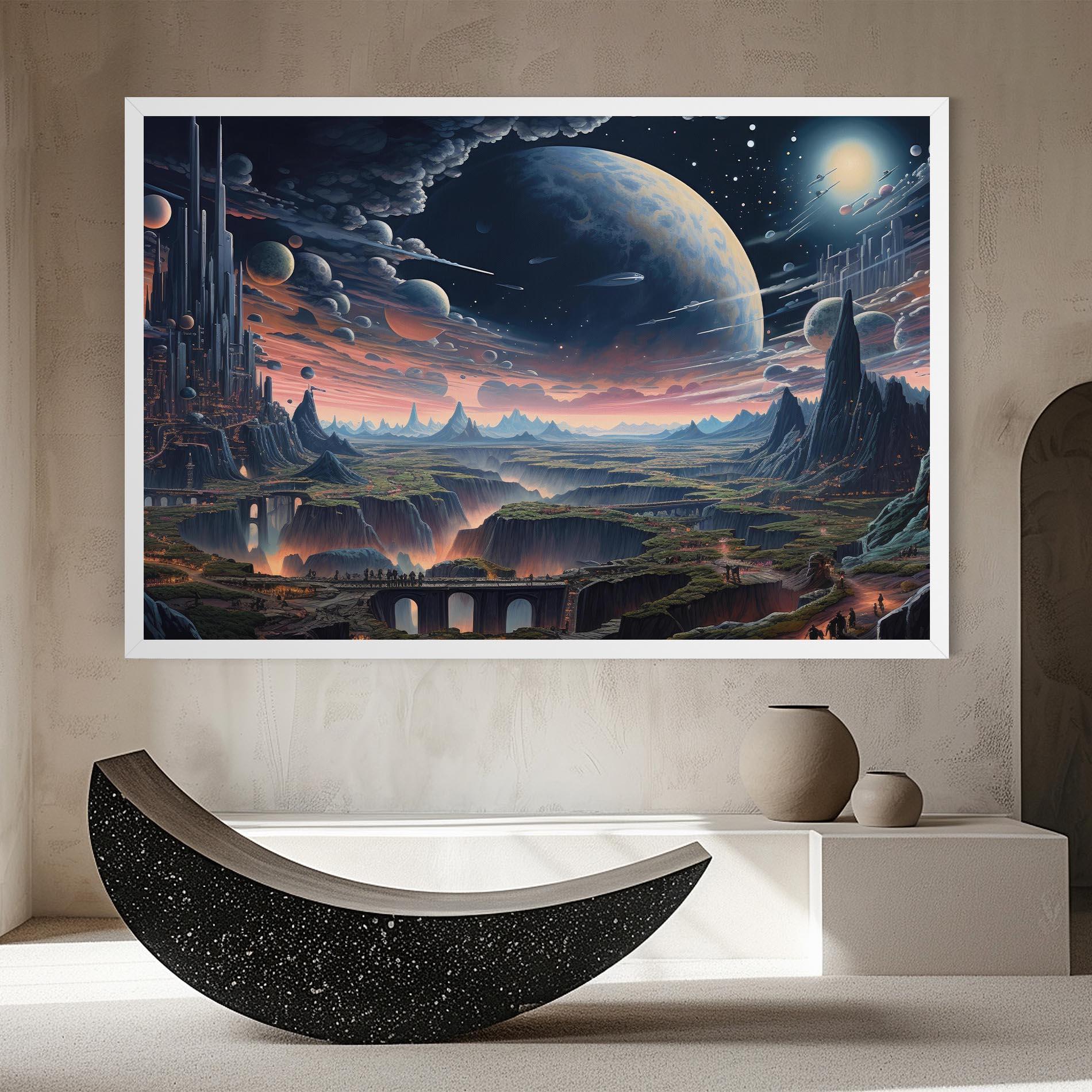 Tablou Canvas Celestial Chronicler mockup 8