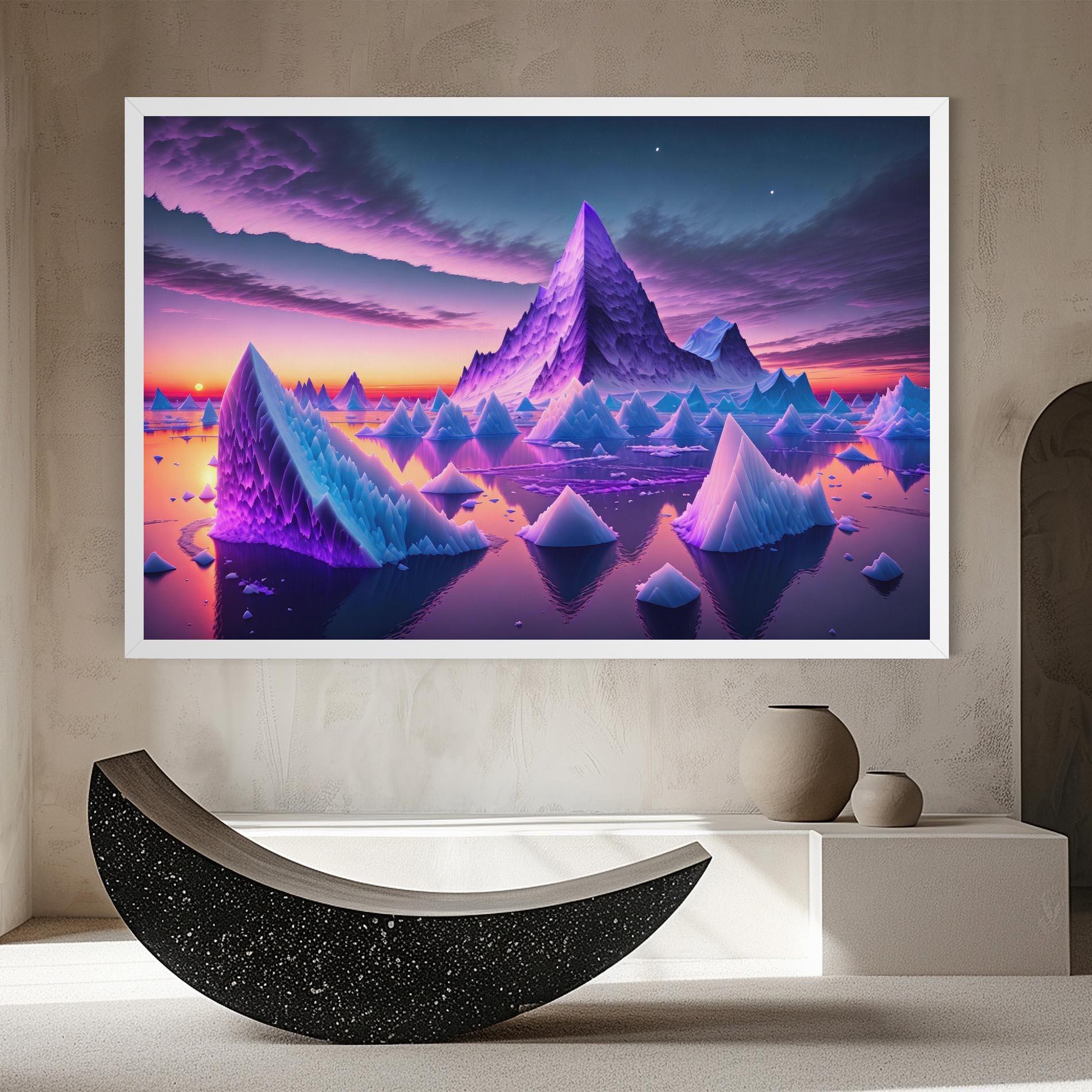 Tablou Canvas Floating Iceberg mockup 8