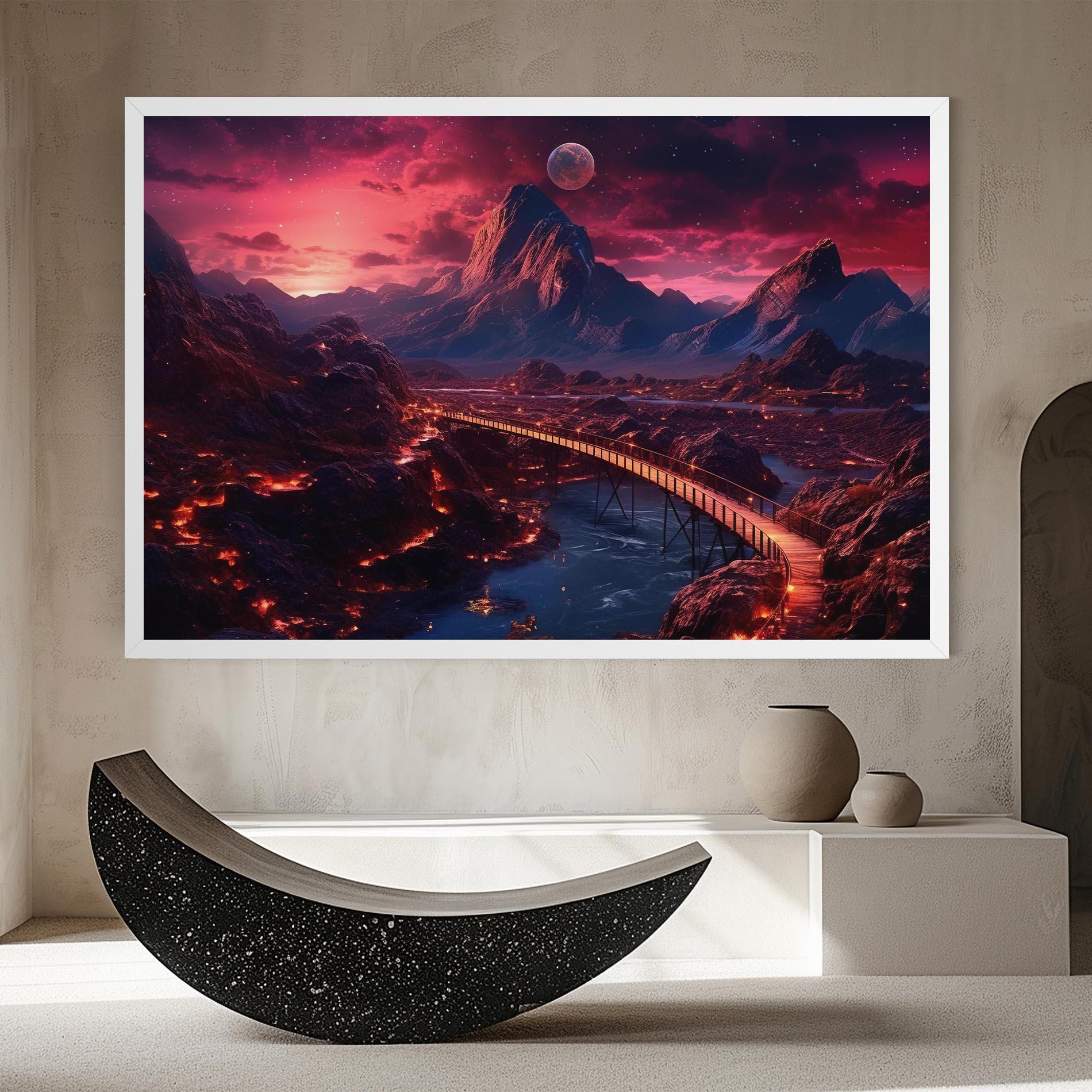 Tablou Canvas Interstellar Journey mockup 8