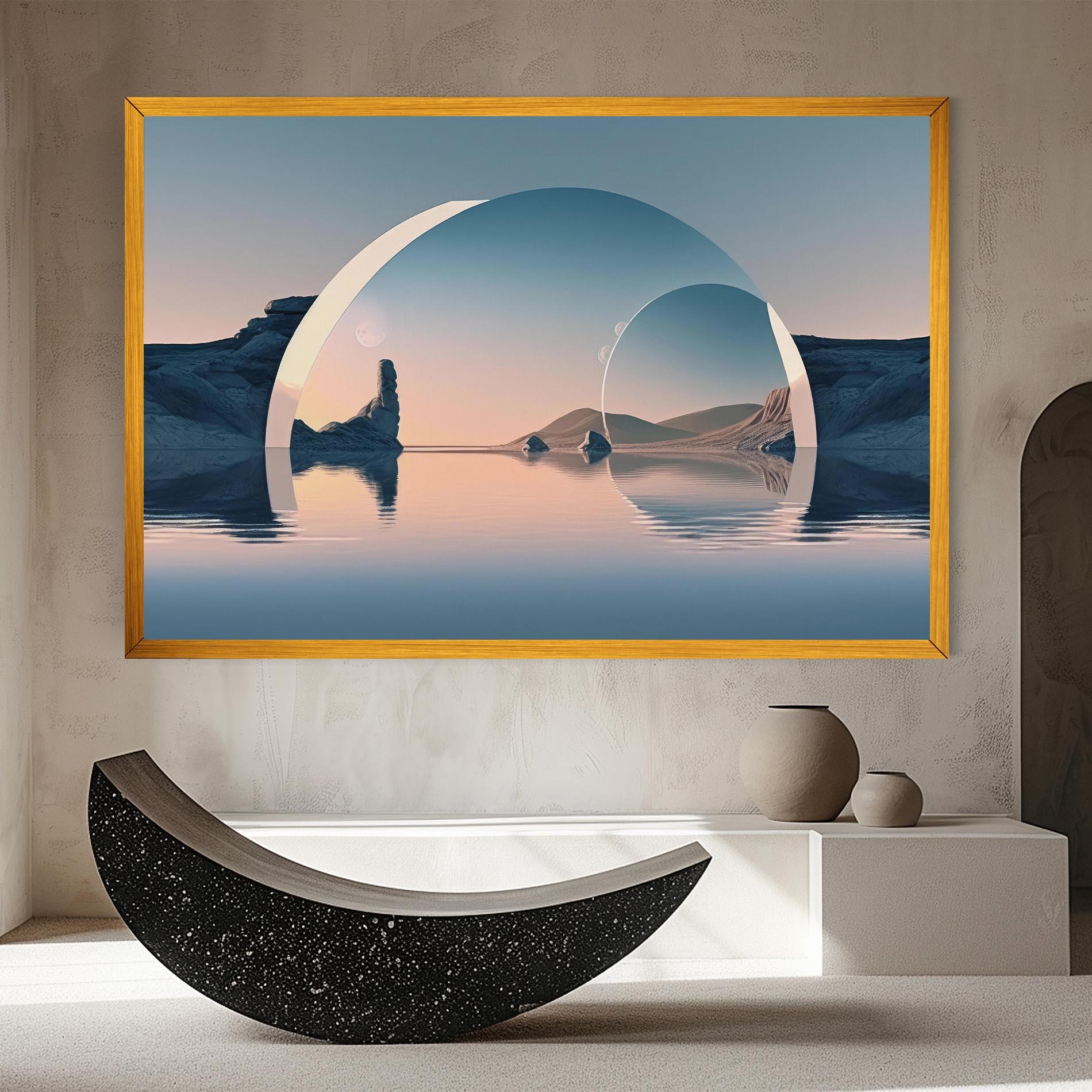 Tablou Canvas 3d Fantastic Elements mockup 8