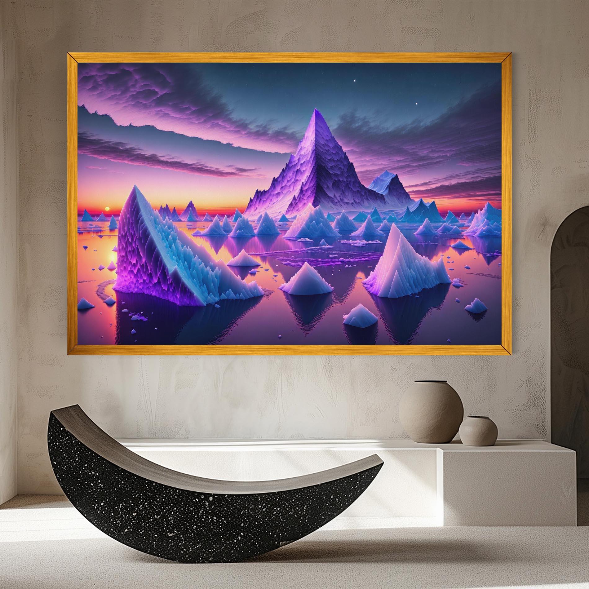 Tablou Canvas Floating Iceberg mockup 8