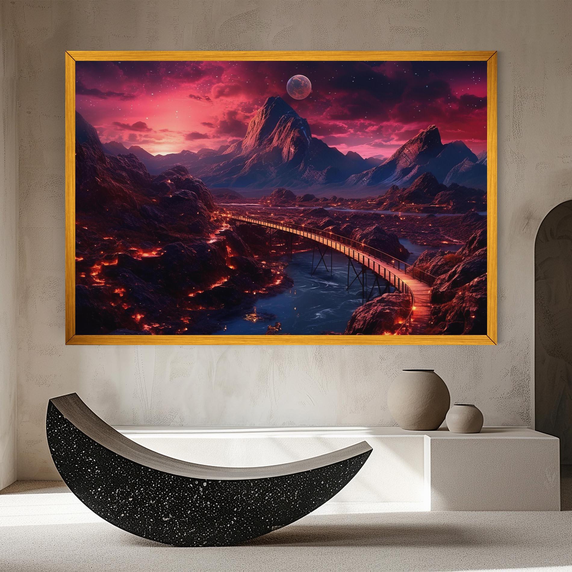 Tablou Canvas Interstellar Journey mockup 8