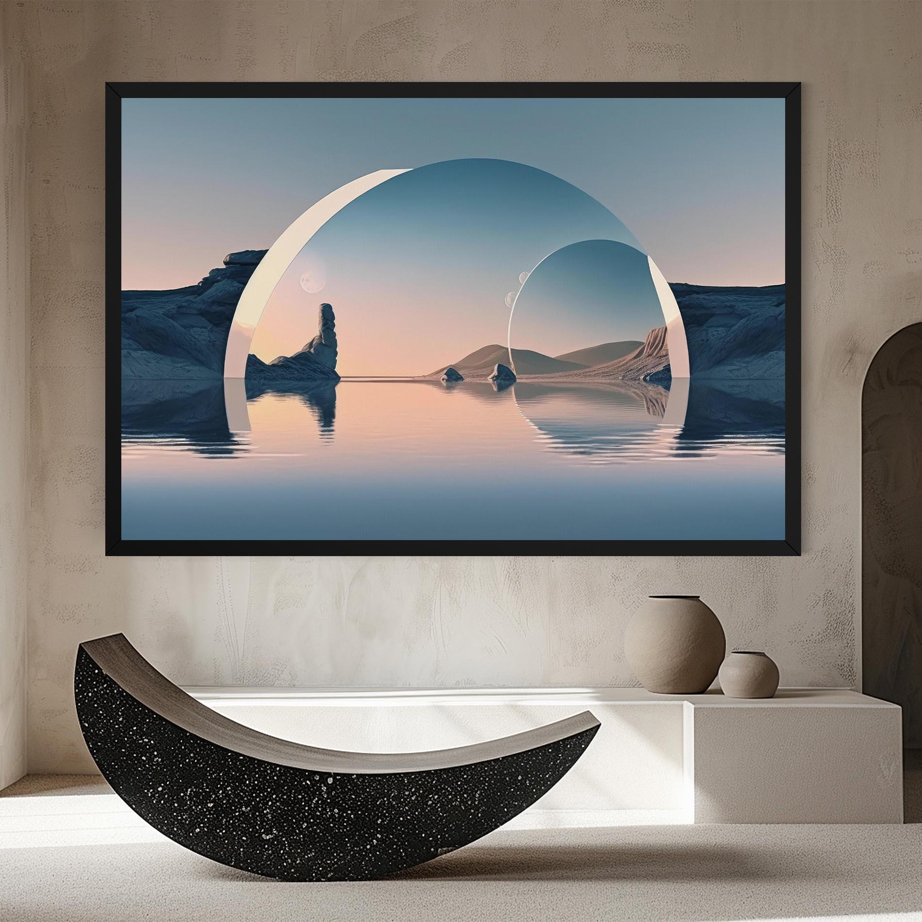 Tablou Canvas 3d Fantastic Elements mockup 8