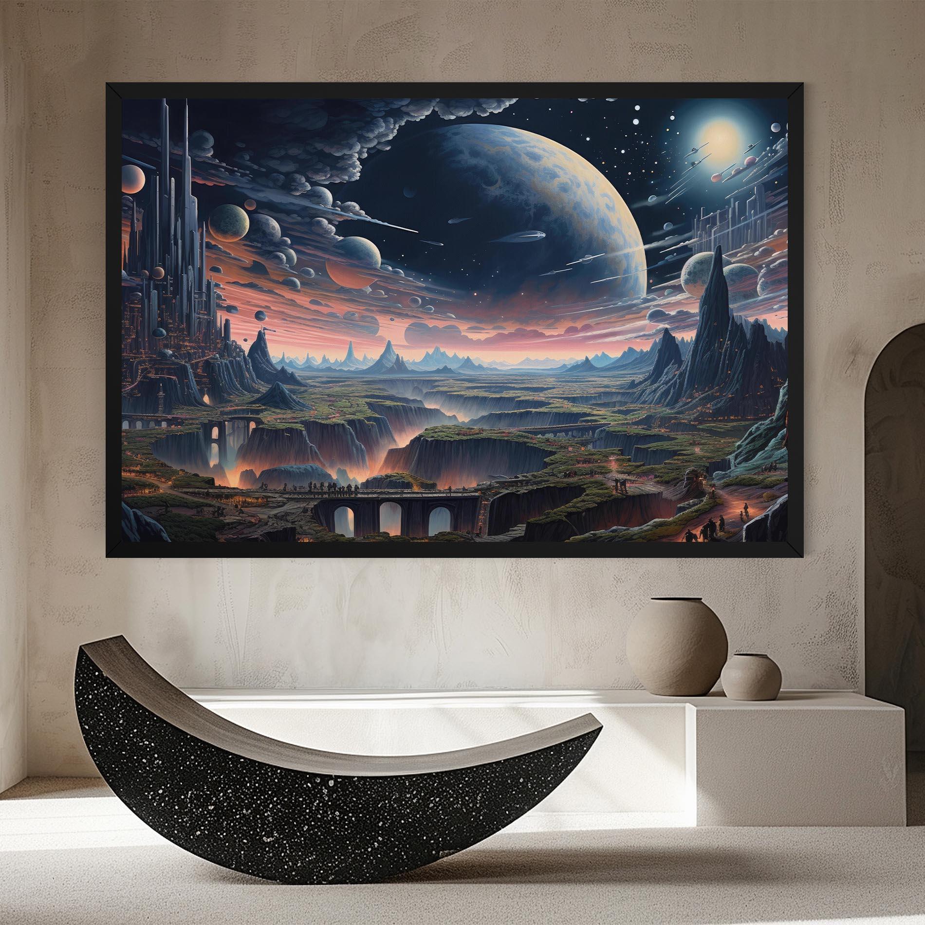 Tablou Canvas Celestial Chronicler mockup 8