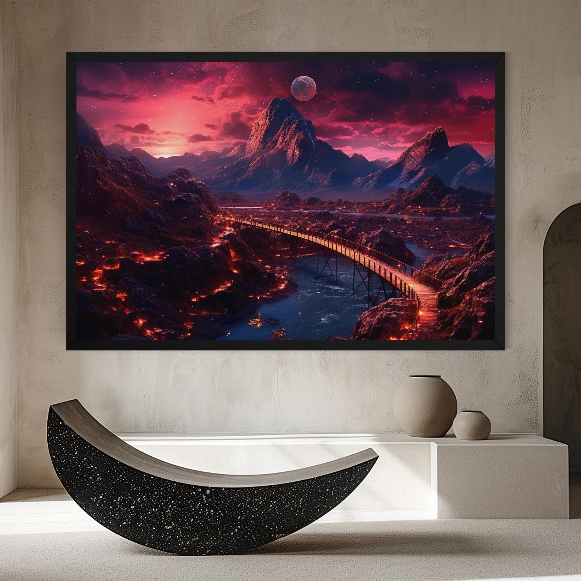 Tablou Canvas Interstellar Journey mockup 8