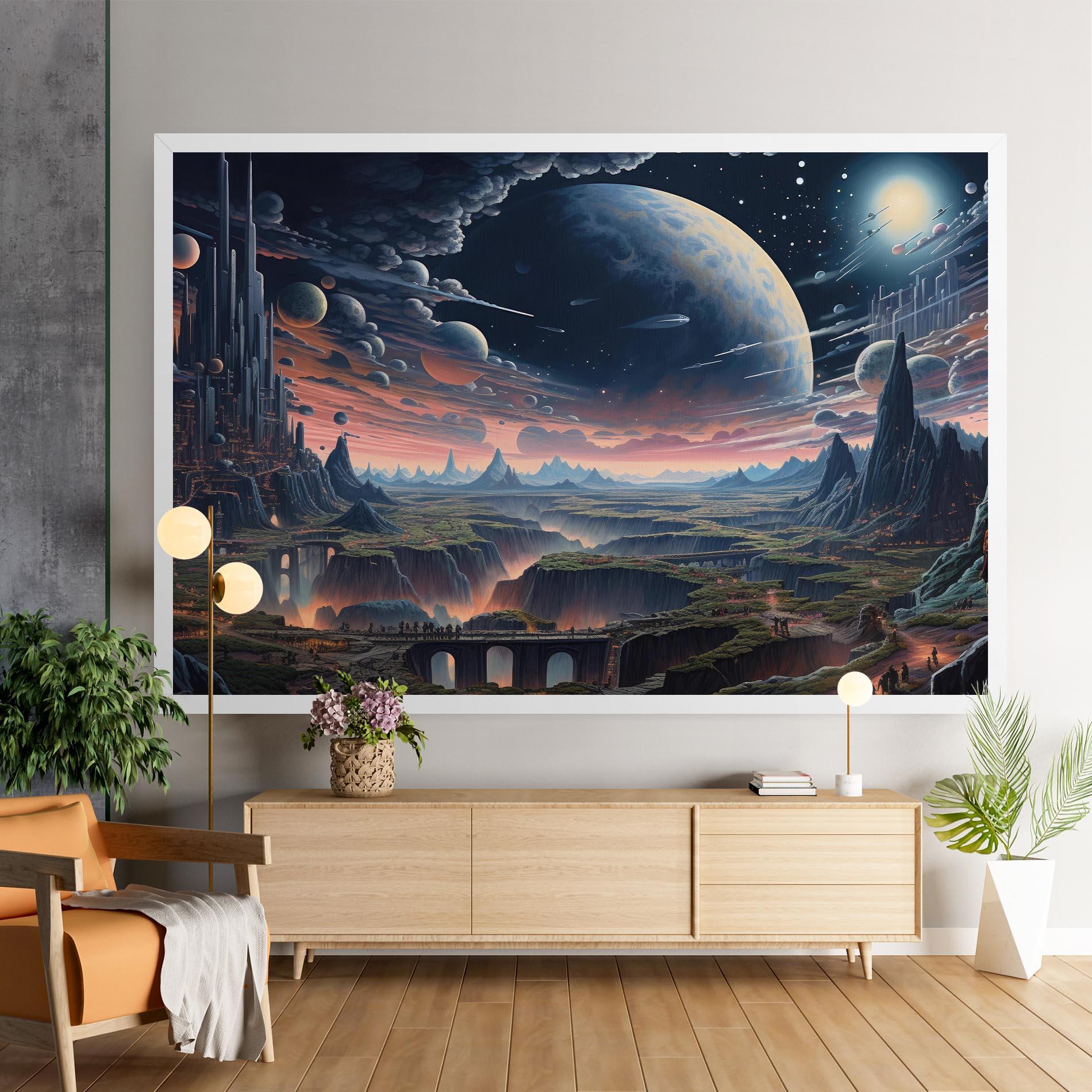 Tablou Canvas Celestial Chronicler mockup 9