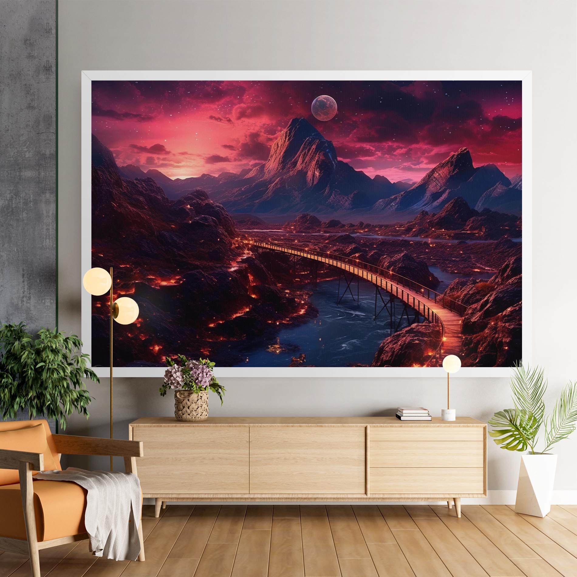 Tablou Canvas Interstellar Journey mockup 9