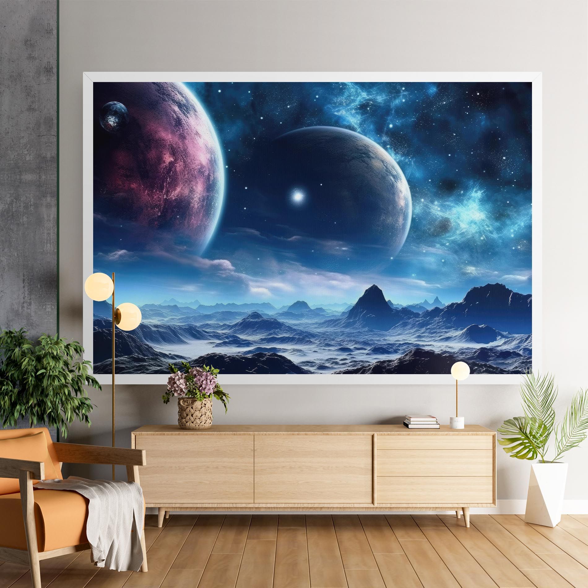 Space Planets And Stars mockup 9
