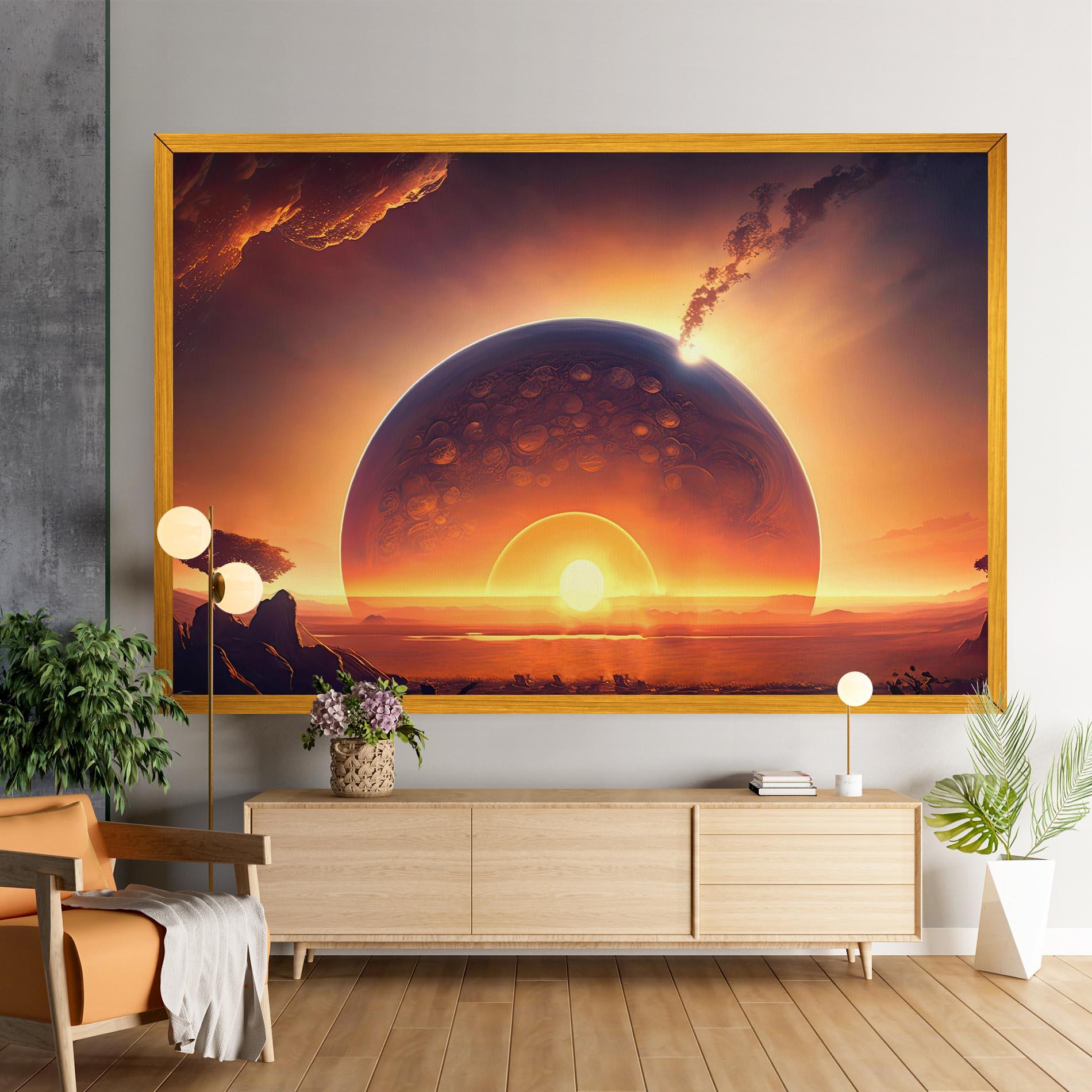 Tablou Canvas Abstract Fantasy Science mockup 9