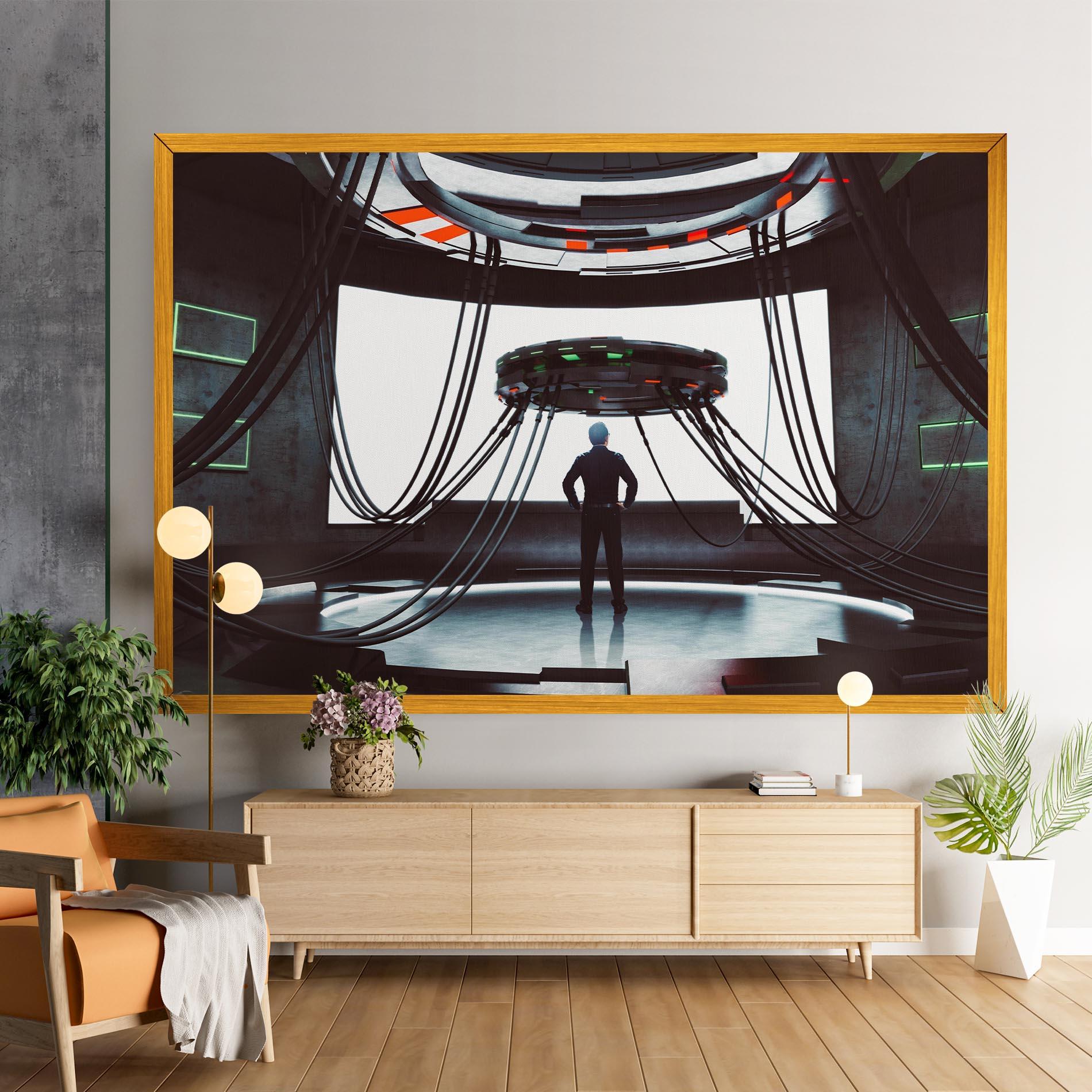 Tablou Canvas Cyber Chronicle mockup 9