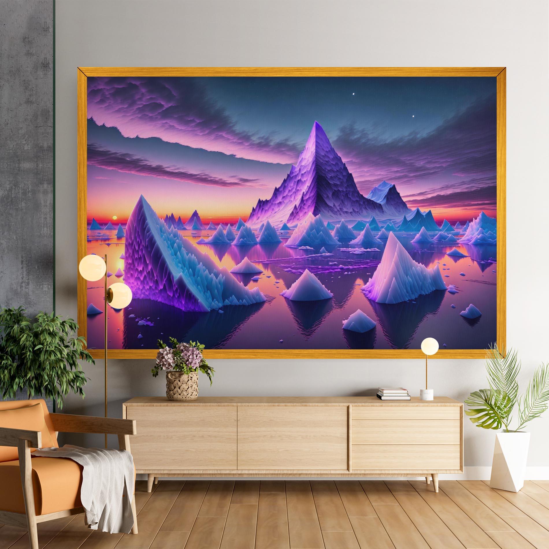 Tablou Canvas Floating Iceberg mockup 9