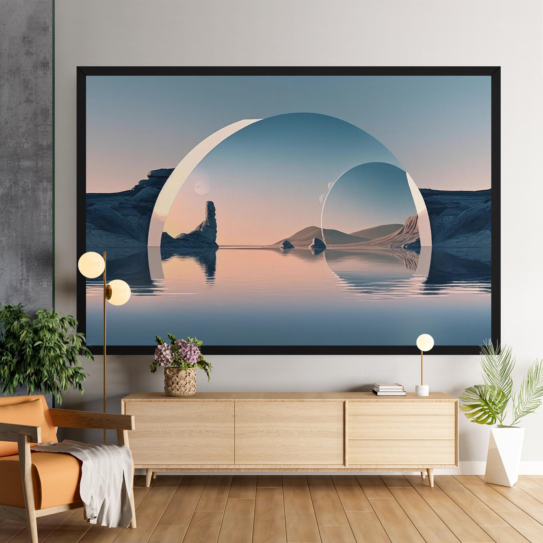 Tablou Canvas 3d Fantastic Elements mockup 9