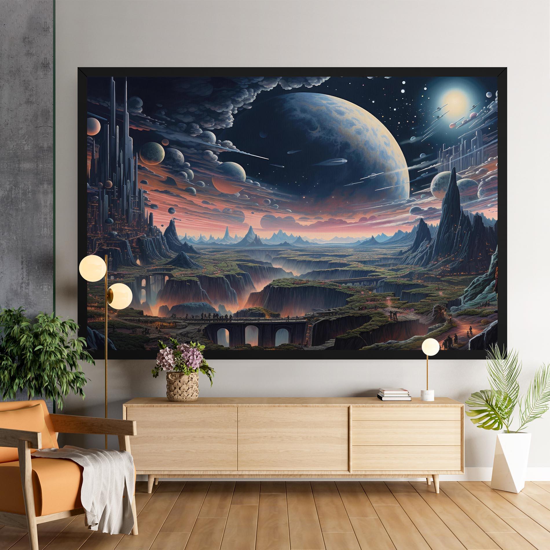 Tablou Canvas Celestial Chronicler mockup 9