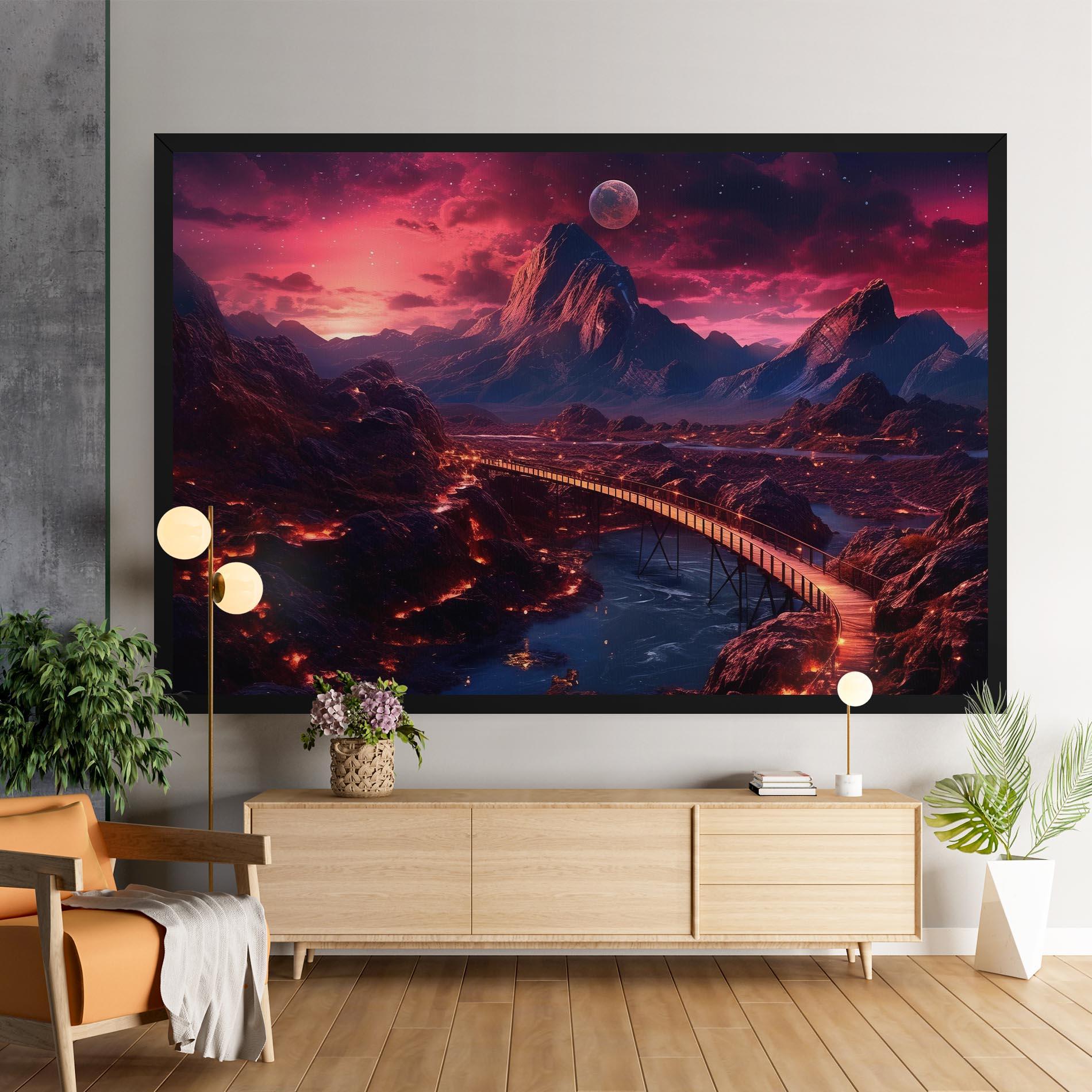 Tablou Canvas Interstellar Journey mockup 9