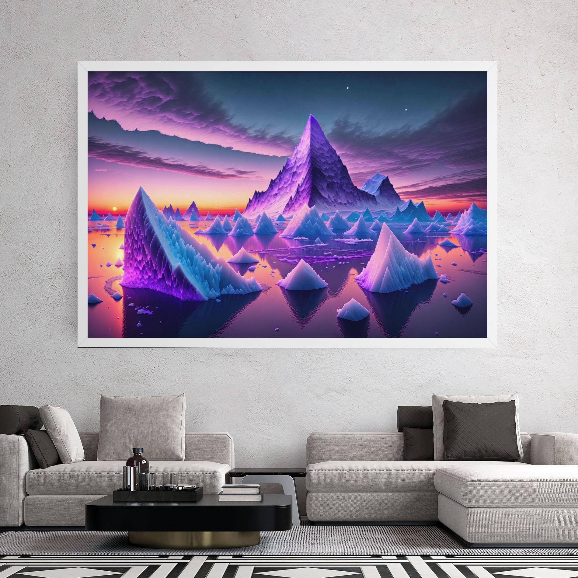 Tablou Canvas Floating Iceberg mockup 2