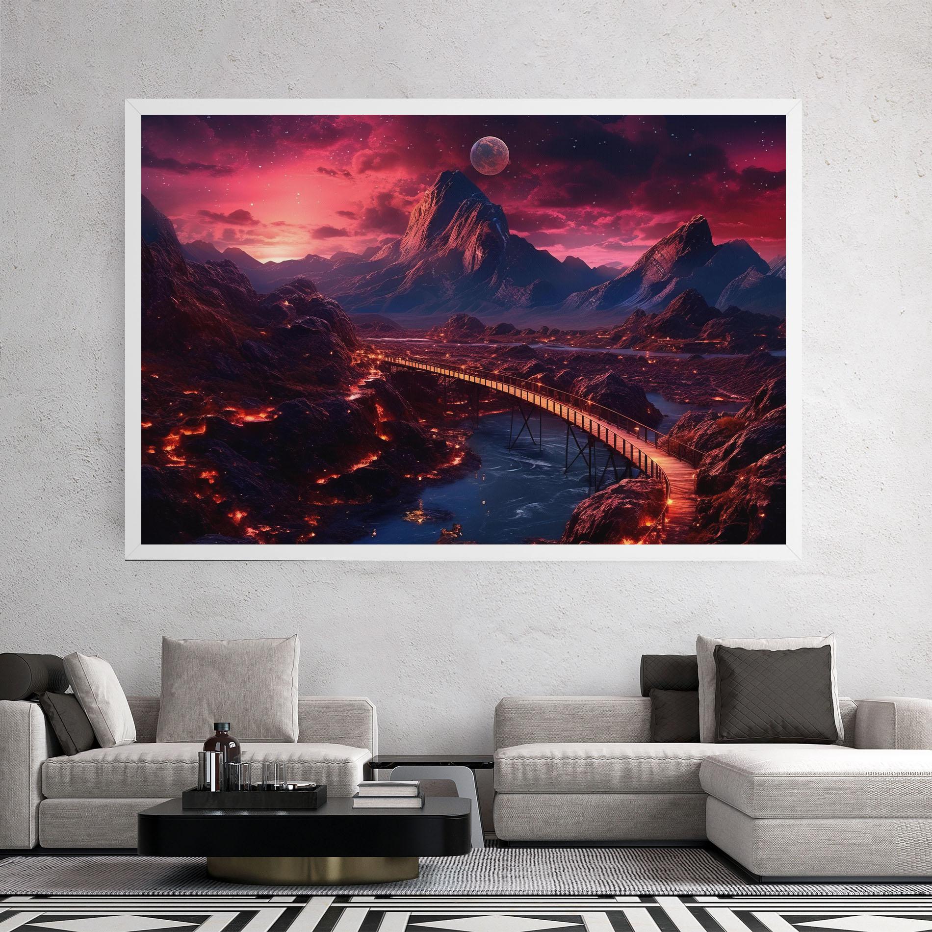 Tablou Canvas Interstellar Journey mockup 2