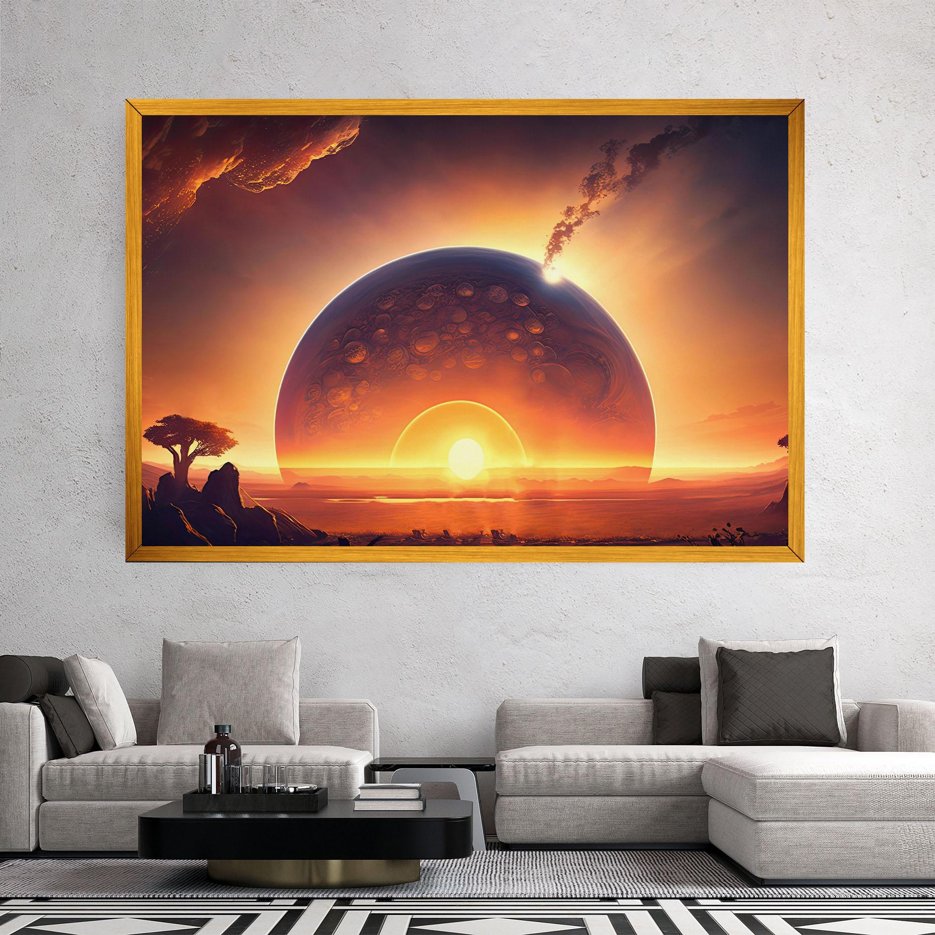 Tablou Canvas Abstract Fantasy Science mockup 2