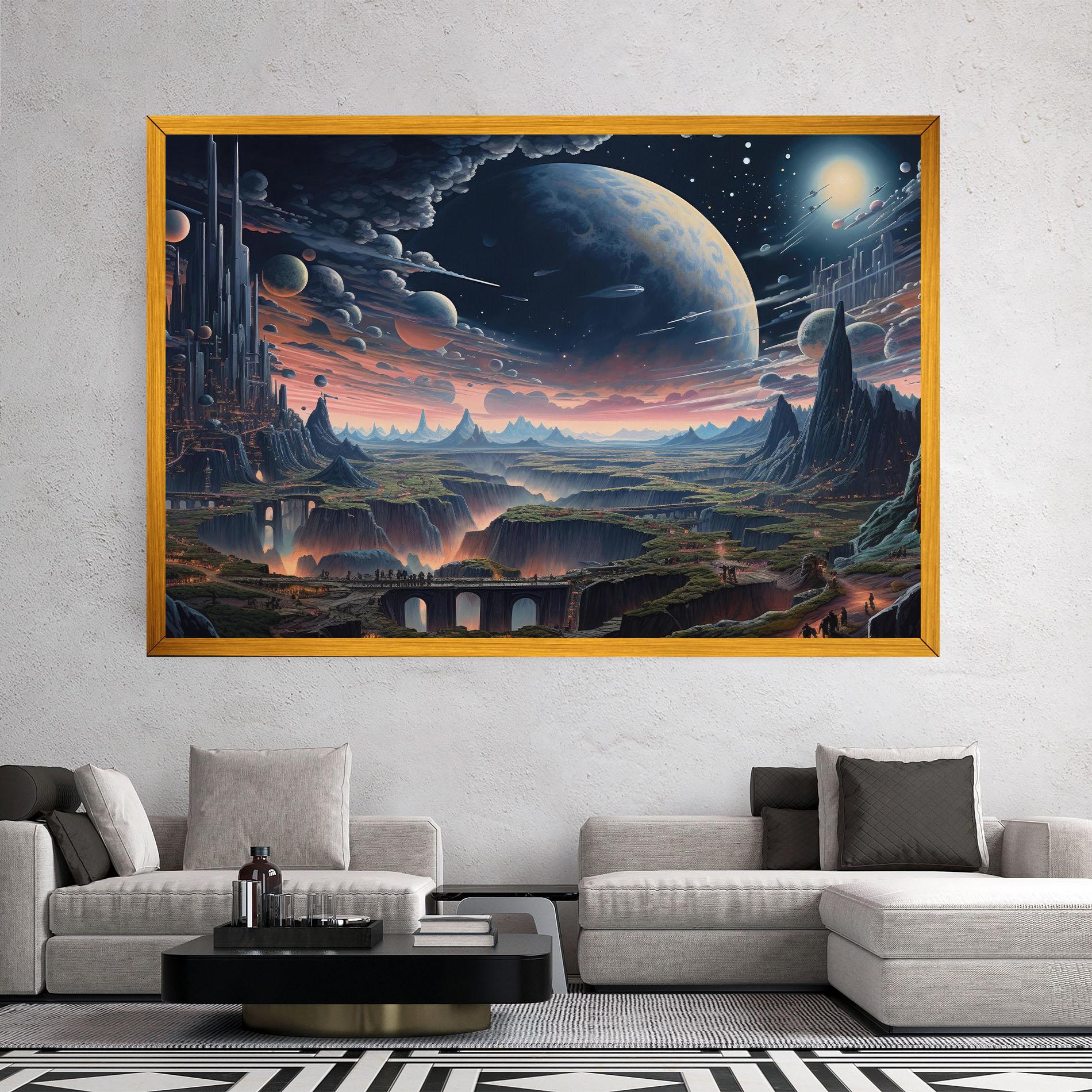 Tablou Canvas Celestial Chronicler mockup 2