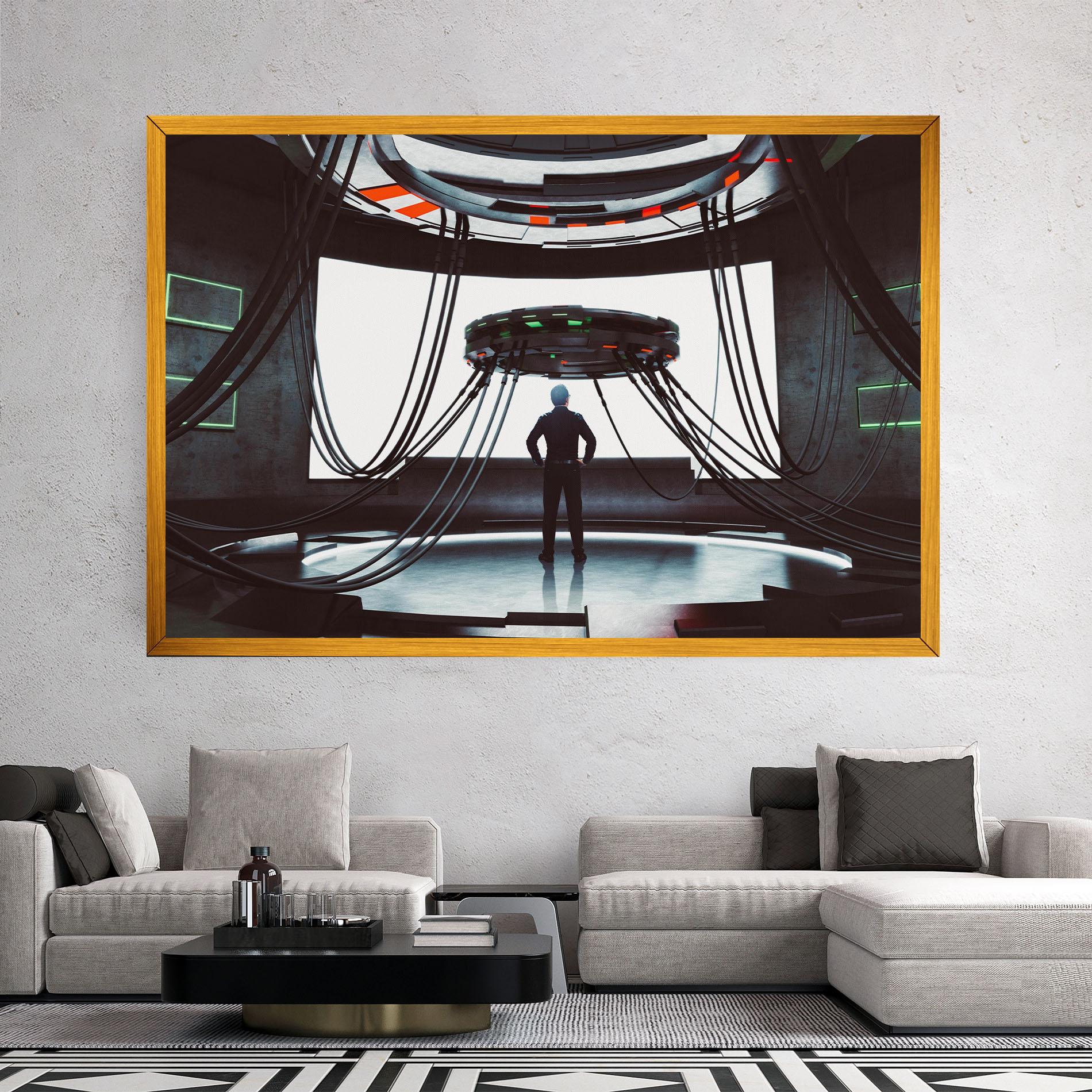 Tablou Canvas Cyber Chronicle mockup 2