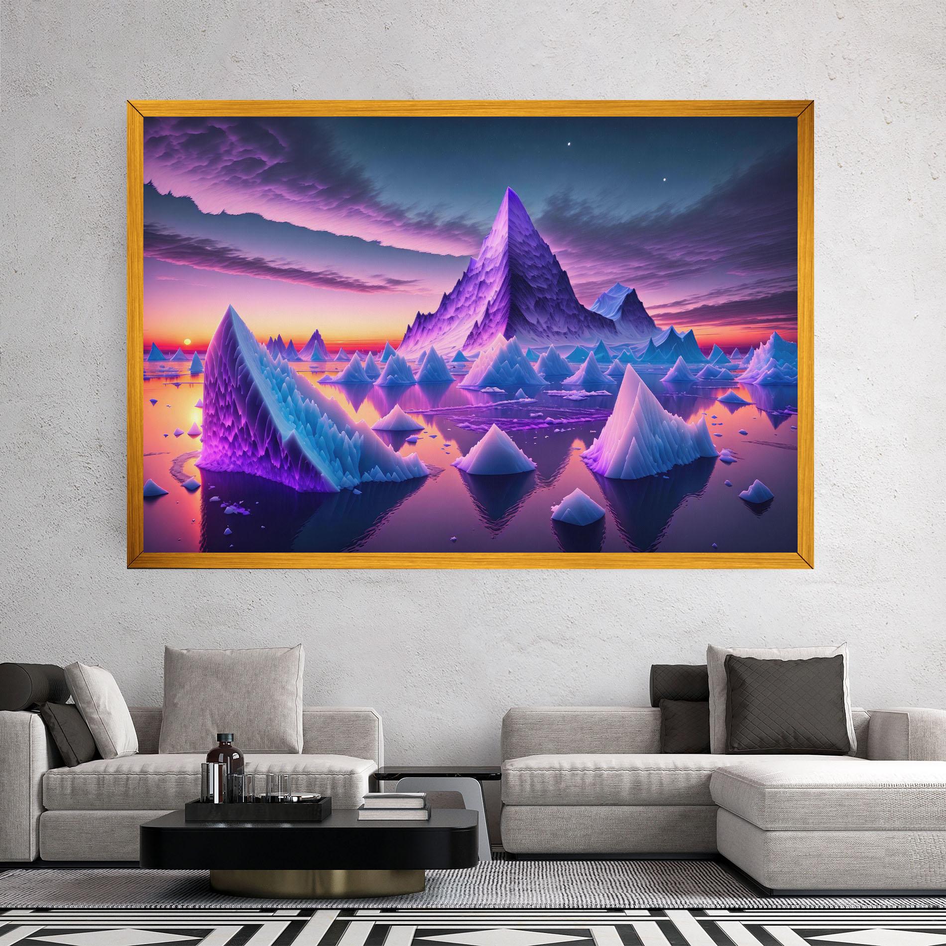 Tablou Canvas Floating Iceberg mockup 2