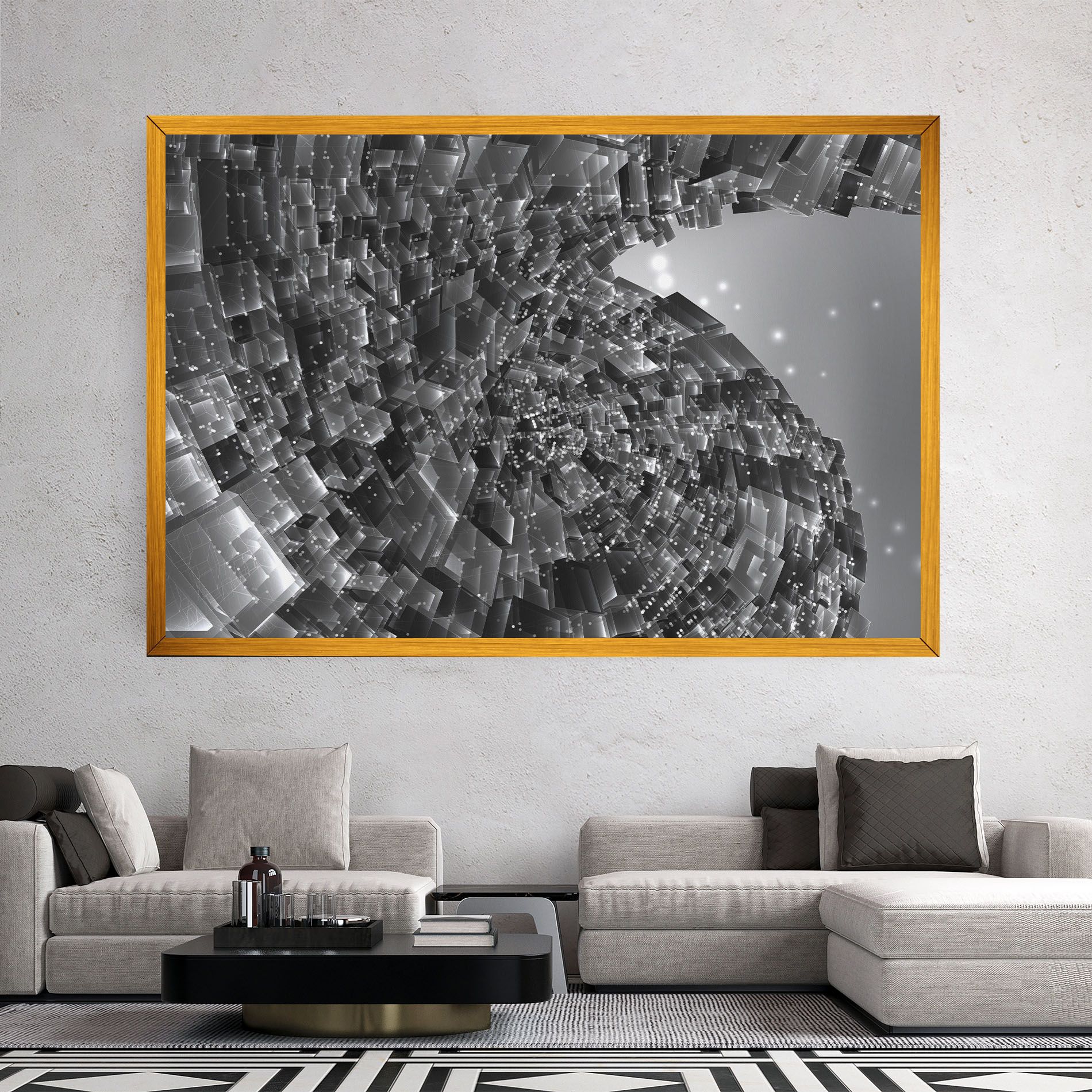 Grey Shape View mockup 2