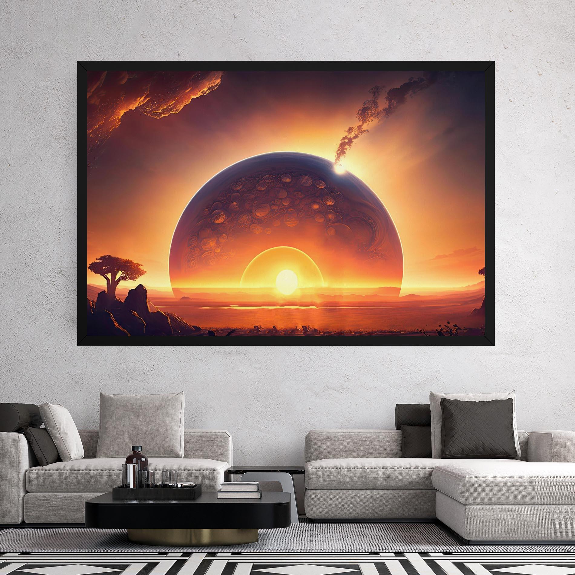 Tablou Canvas Abstract Fantasy Science mockup 2