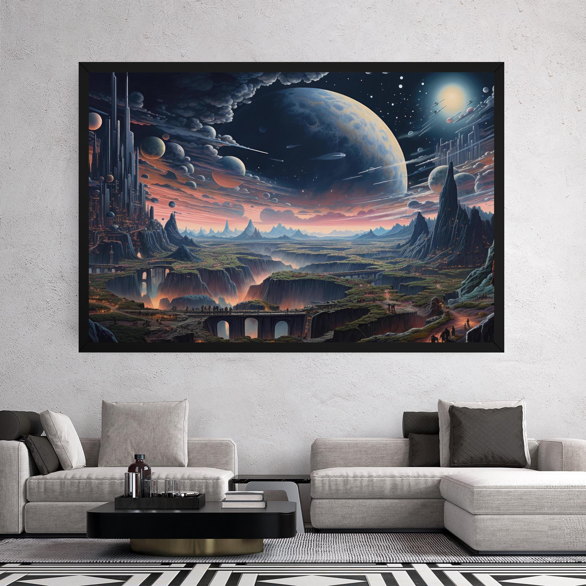 Tablou Canvas Celestial Chronicler mockup 2